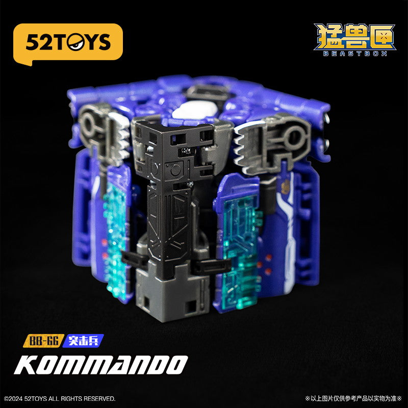 【新品即納】[TOY] マイルストン流通限定 BEASTBOX(ビーストボックス) BB-66 KOMMANDO&BONUS(コマンドー&ボーナス) 完成トイ 52TOYS(20250320)