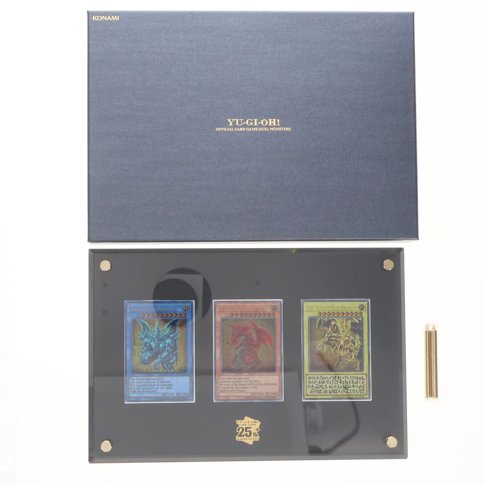 【中古即納】[TOY] コナミスタイル限定 遊戯王OCGデュエルモンスターズ 「三幻神」スペシャルカードセット(ステンレス製) 完成トイ コナミ(20240420)