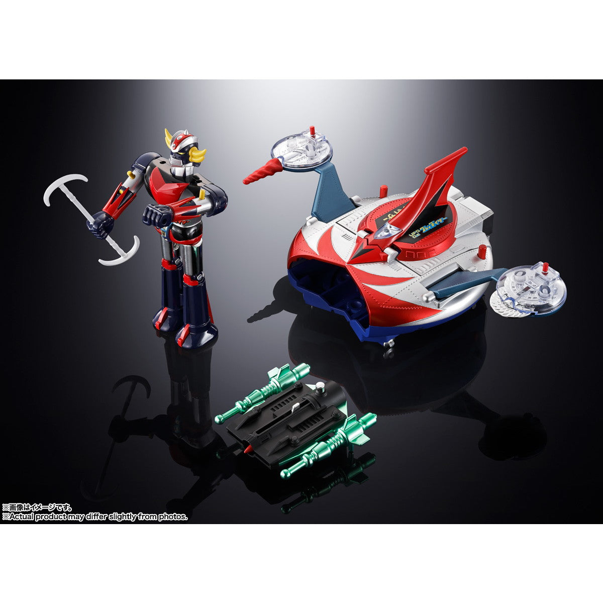 【中古即納】[TOY] 超合金 DELUXE グレンダイザー & UFOスペイザー UFOロボ グレンダイザー 完成トイ バンダイスピリッツ(20250920)
