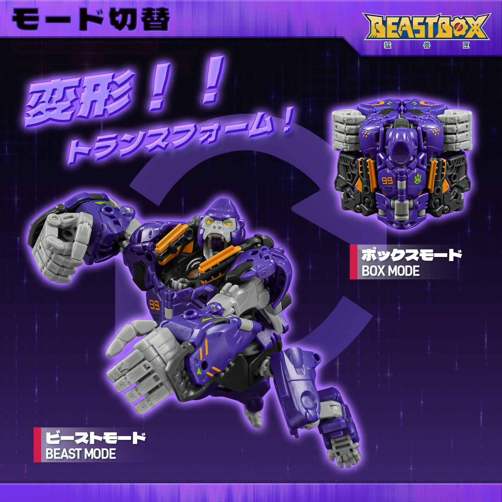 【新品即納】[TOY] マイルストン流通限定 BEASTBOX(ビーストボックス) BB-70 NEO GIO(ネオジオ) 完成トイ 52TOYS(20250531)