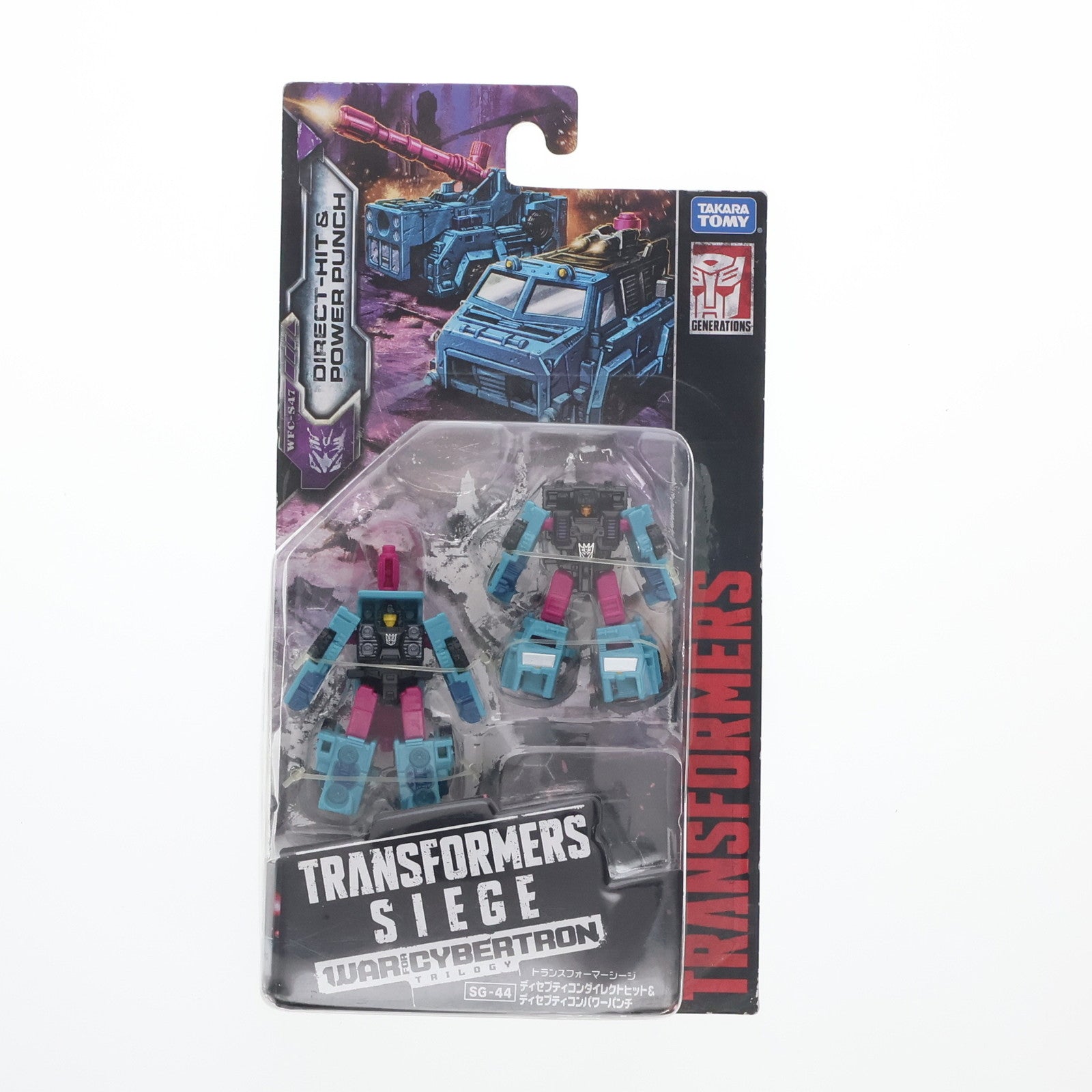 【中古即納】[TOY] トランスフォーマー シージ SG-44 ディセプティコンダイレクトヒット&ディセプティコンパワーパンチ 完成トイ タカラトミー(20200222)