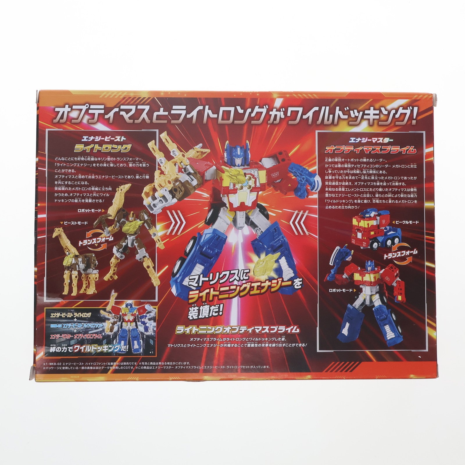 【中古即納】[TOY] WKS-01 オプティマスプライム&ライトロング ワイルドッキングセット トランスフォーマー ワイルドキング 完成トイ タカラトミー(20250430)