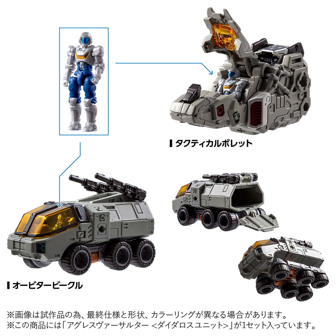 【中古即納】[TOY] T-SPARK ダイアクロン アグレスヴァーサルター ダイダロスユニット 完成トイ タカラトミー(20251031)