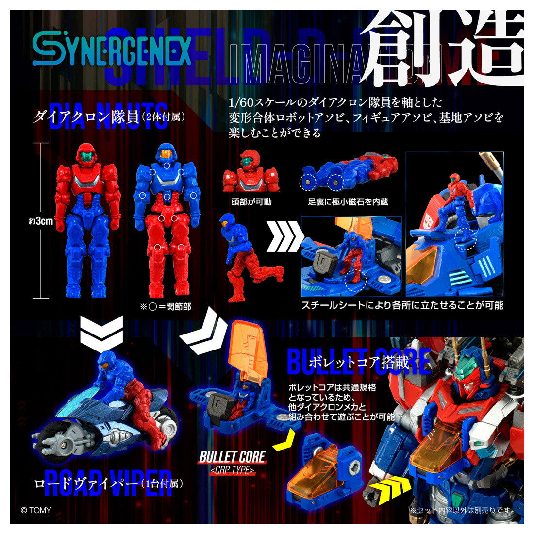 【予約安心出荷】[TOY] T-SPARK シナジネクス 1/60 SHIELD-D-PRIME(シールドDプライム) 完成トイ タカラトミー(2026年2月)