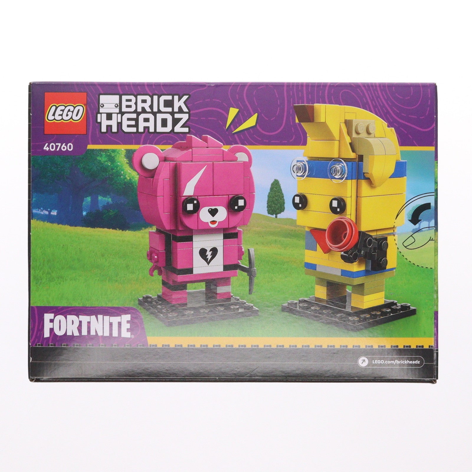【中古即納】[TOY] LEGO BrickHeadz(レゴ ブリックヘッズ) 40760 アドベンチャーピーリーとピンクのクマちゃん レゴ フォートナイト 組立トイ LEGO(レゴ)(20250731)