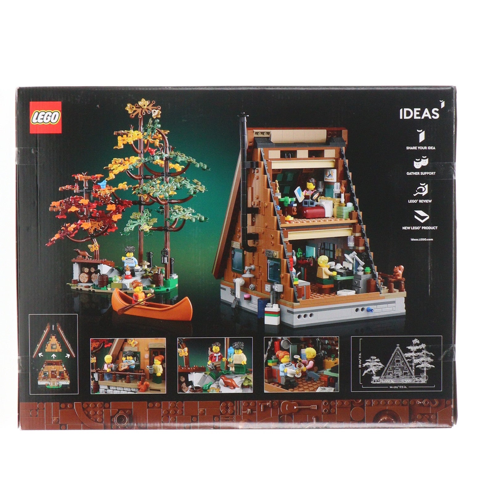 【中古即納】[TOY] LEGO Ideas(レゴ アイデア) 21338 Aフレームキャビン 組立トイ(6426575) LEGO(レゴ)(20231231)