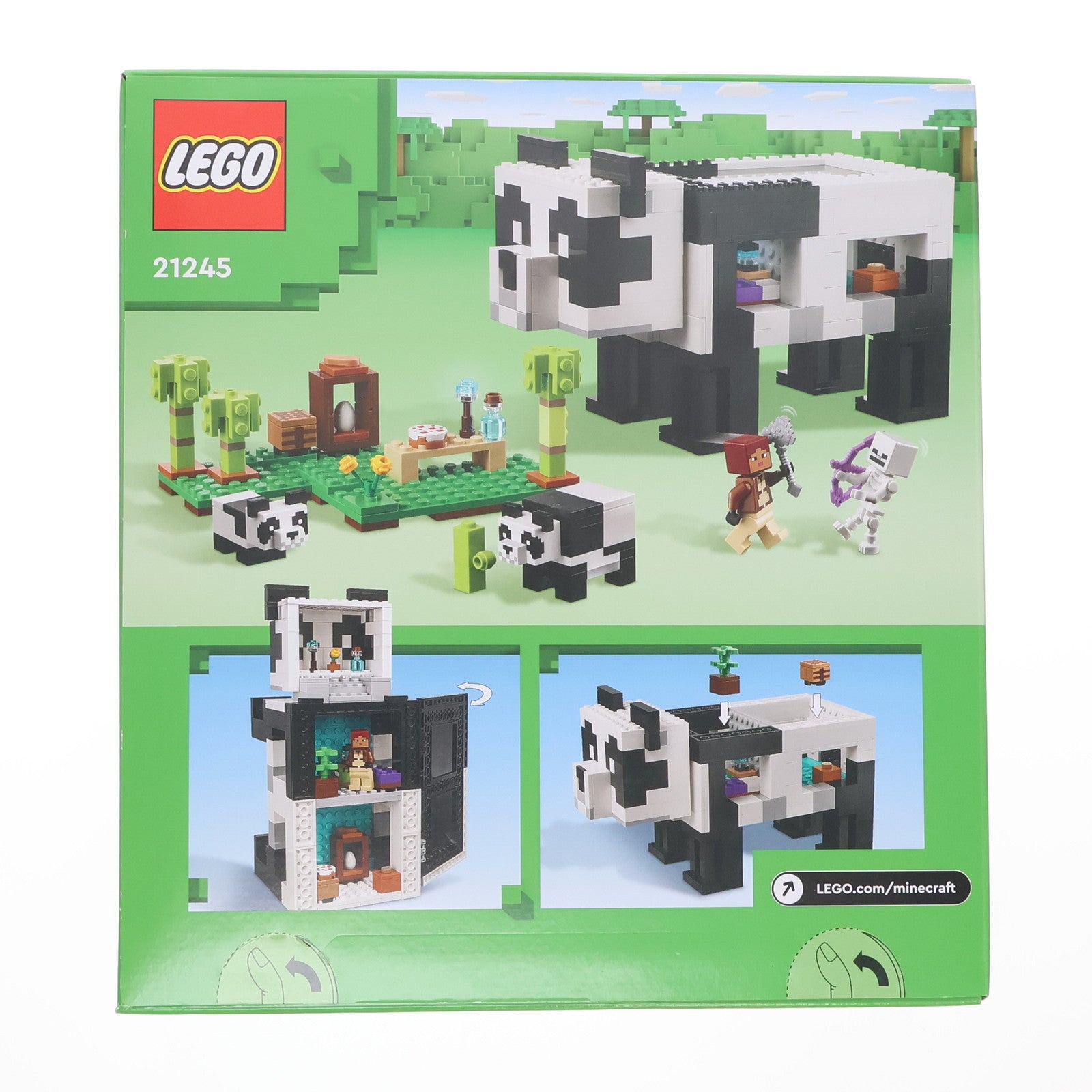 【中古即納】[TOY] LEGO Minecraft(レゴ マインクラフト) 21245 パンダの楽園 組立トイ LEGO(レゴ)(20230101)