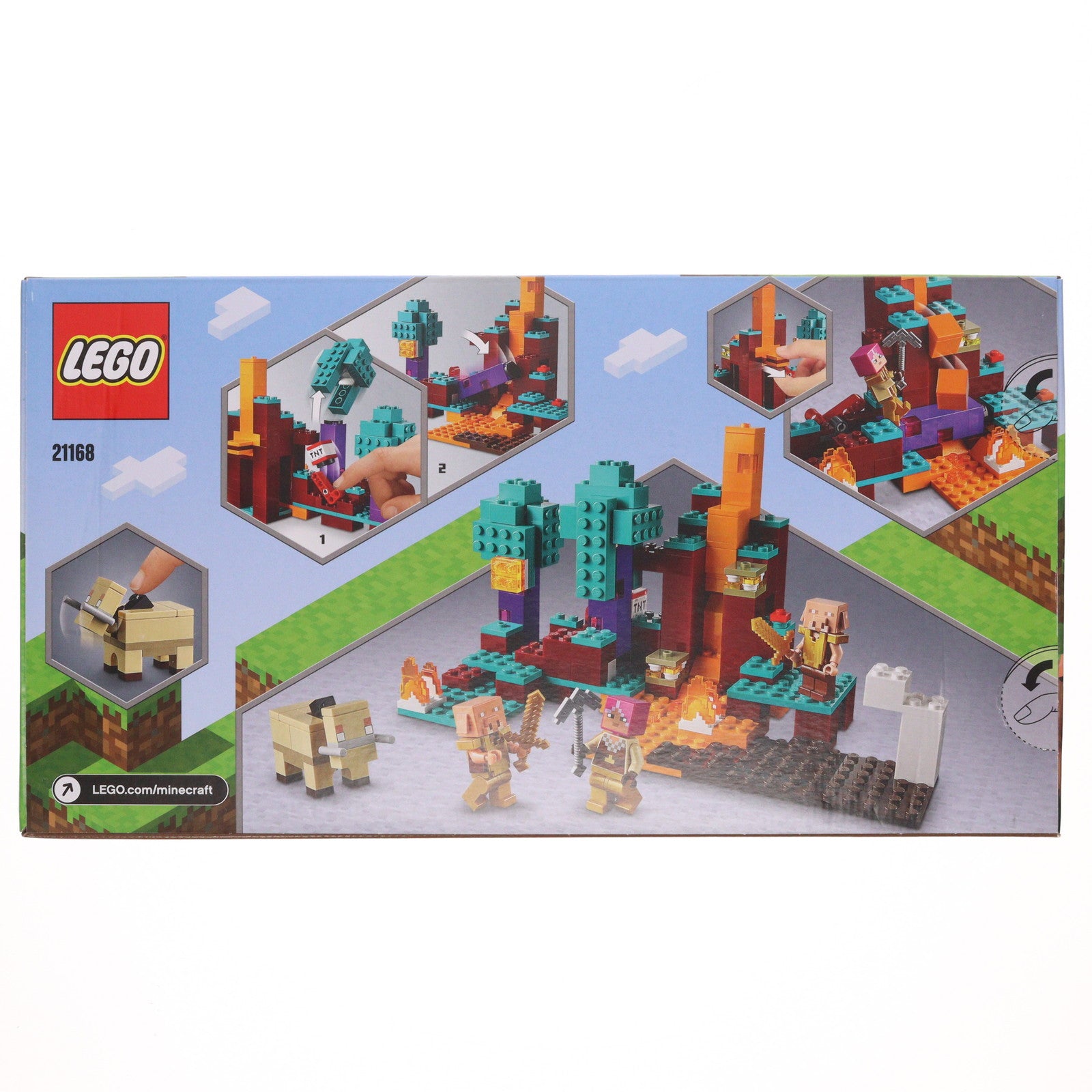 【中古即納】[TOY] LEGO Minecraft(レゴ マインクラフト) 21168 ゆがんだ森 組立トイ LEGO(レゴ)(20210301)