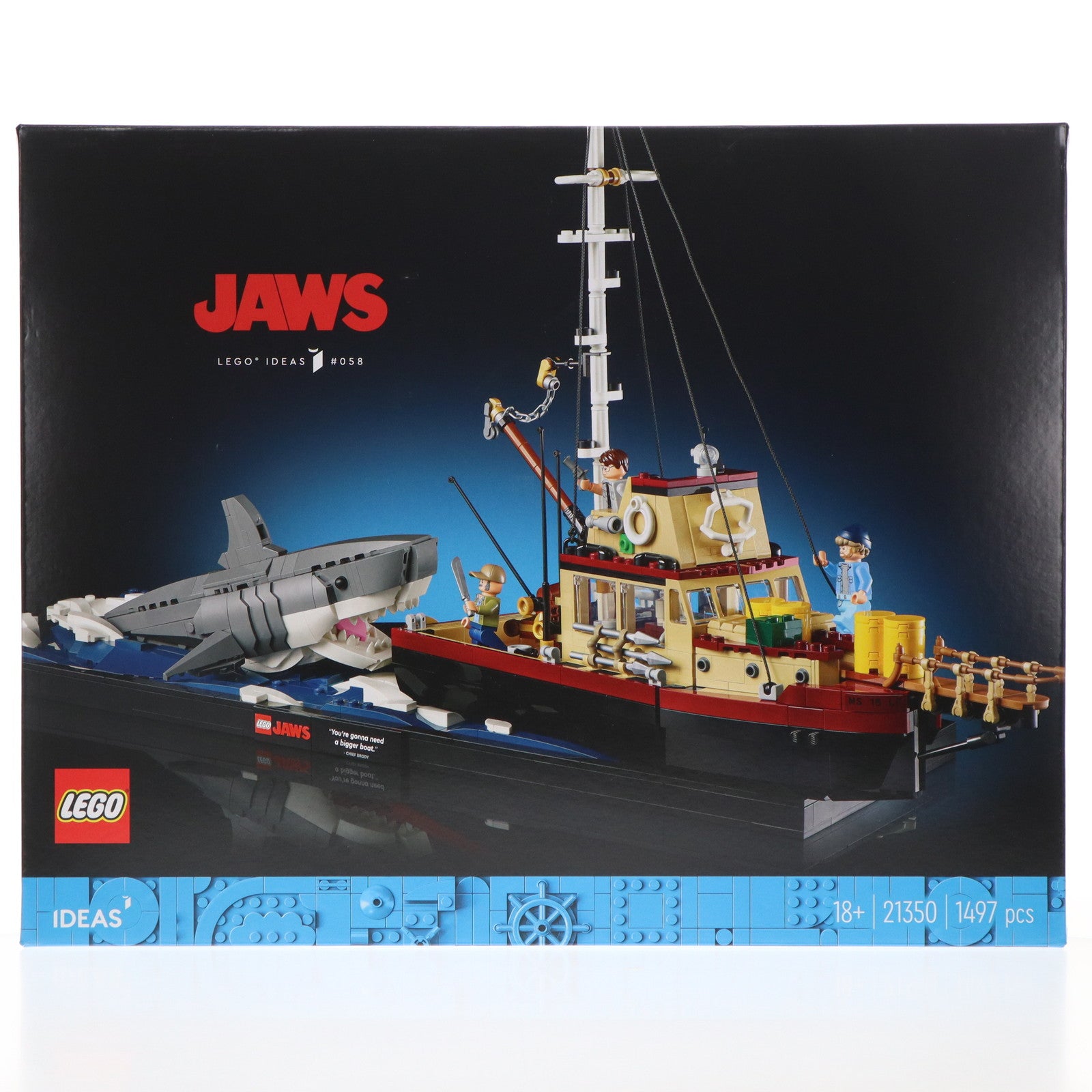 【中古即納】[TOY] LEGO IDEAS(レゴ アイデア) 21350 ジョーズ 組立トイ(6474651) LEGO(レゴ)(20240803)