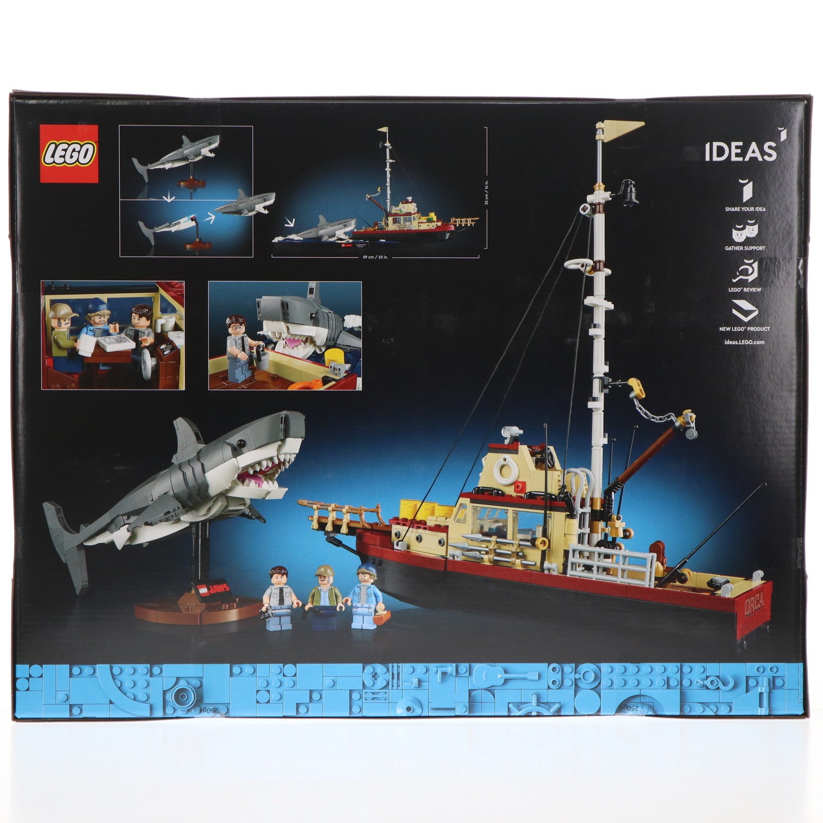 【中古即納】[TOY] LEGO IDEAS(レゴ アイデア) 21350 ジョーズ 組立トイ(6474651) LEGO(レゴ)(20240803)