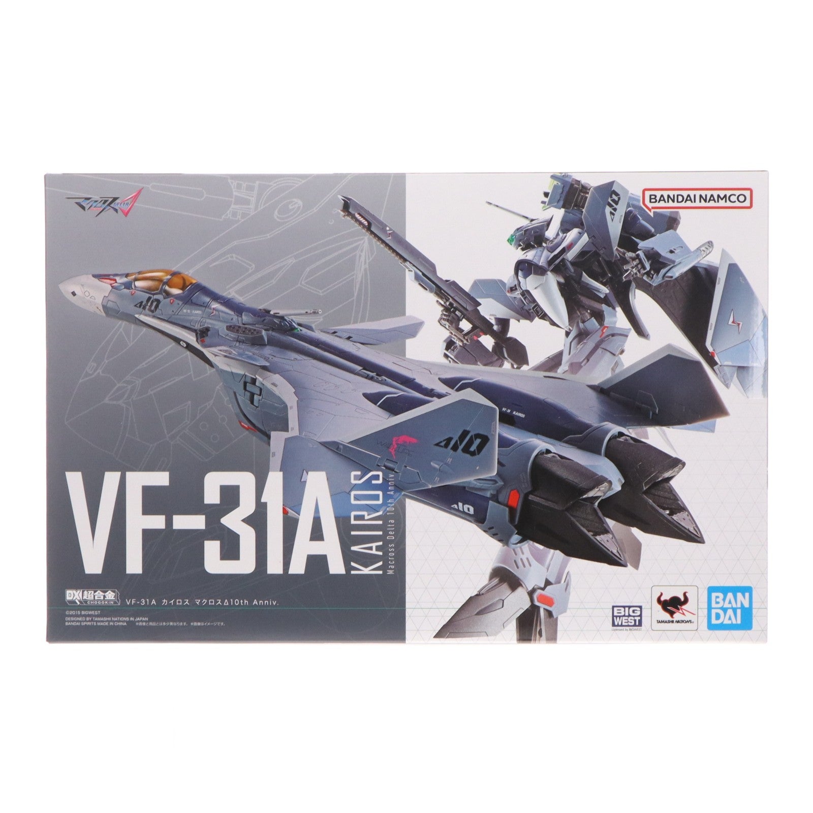 【中古即納】[TOY] DX超合金 VF-31A カイロス マクロスΔ10th Anniv.(デルタ) 完成トイ バンダイスピリッツ(20260418)