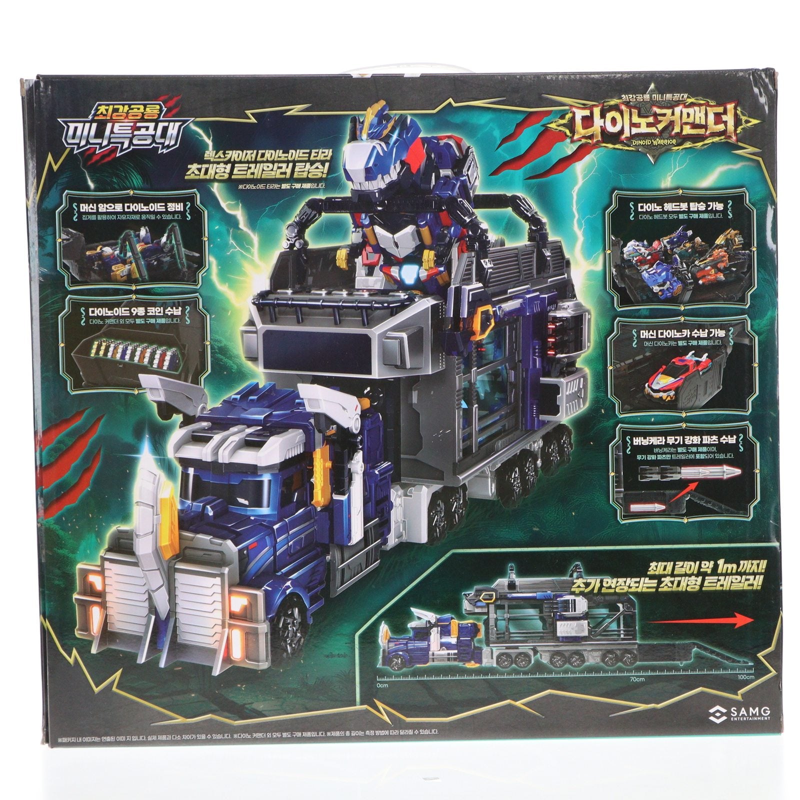【中古即納】[TOY] DINO COMMANDER -ダイノコマンダー- MINIFORCE DINOID WARRIOR(ミニフォース) 完成トイ SAMG ENTERTAINMENT(19991231)