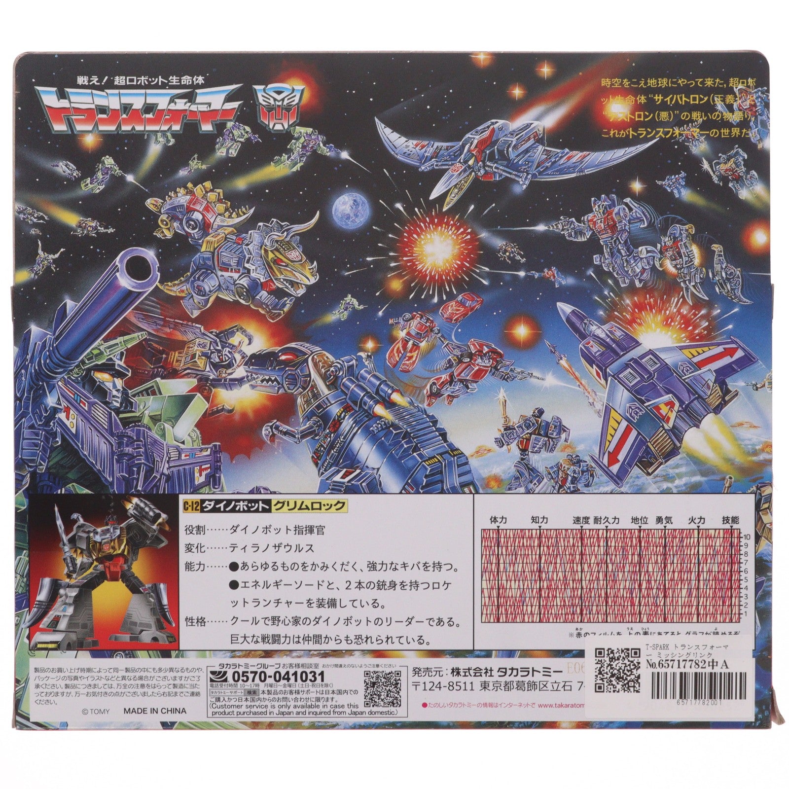 【中古即納】[TOY] T-SPARK トランスフォーマー ミッシングリンク C-12 グリムロック 完成トイ タカラトミー(20260731)