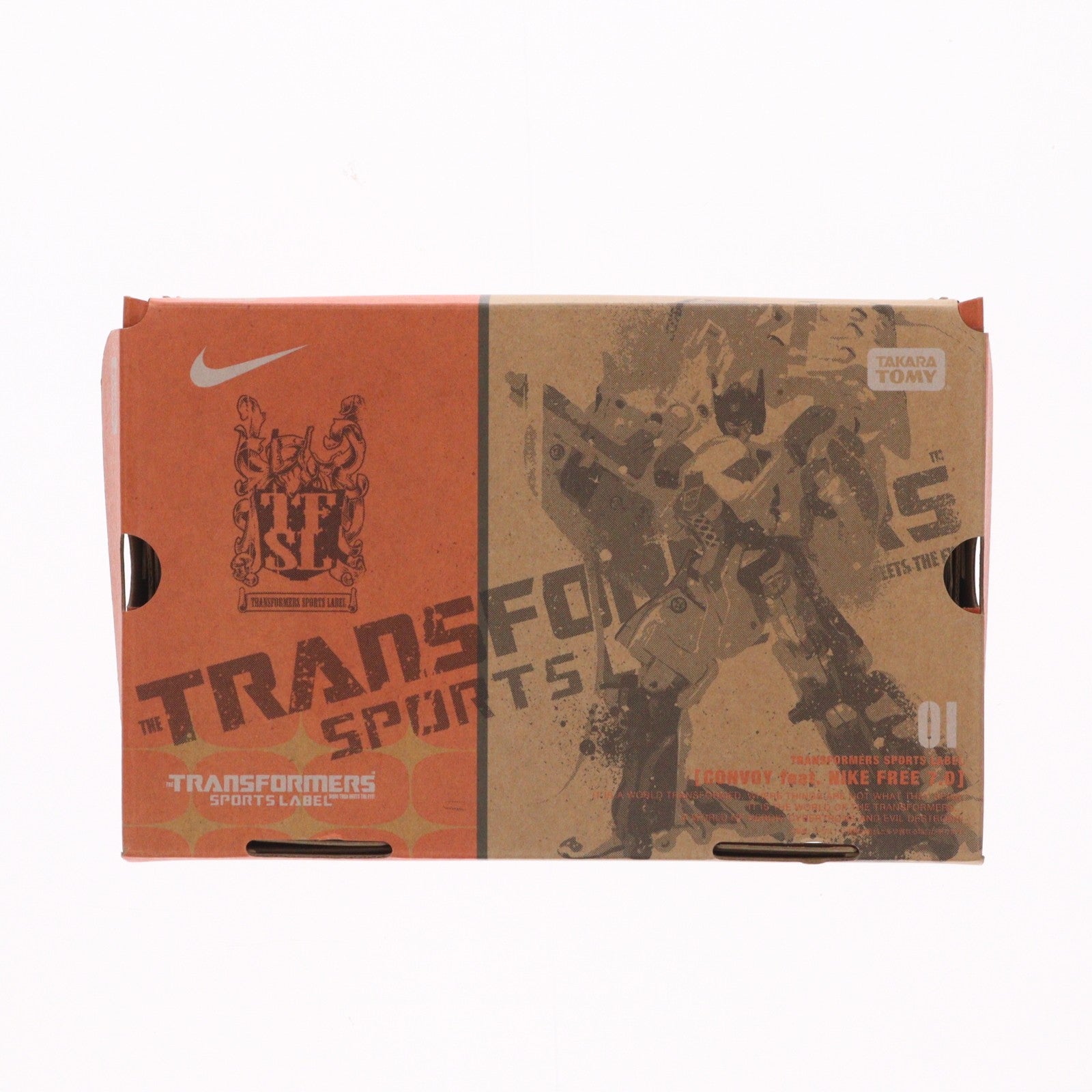 【中古即納】[TOY] トランスフォーマー スポーツレーベル 1/2 コンボイ feat. NIKE FREE 7.0 完成トイ タカラトミー(20070426)