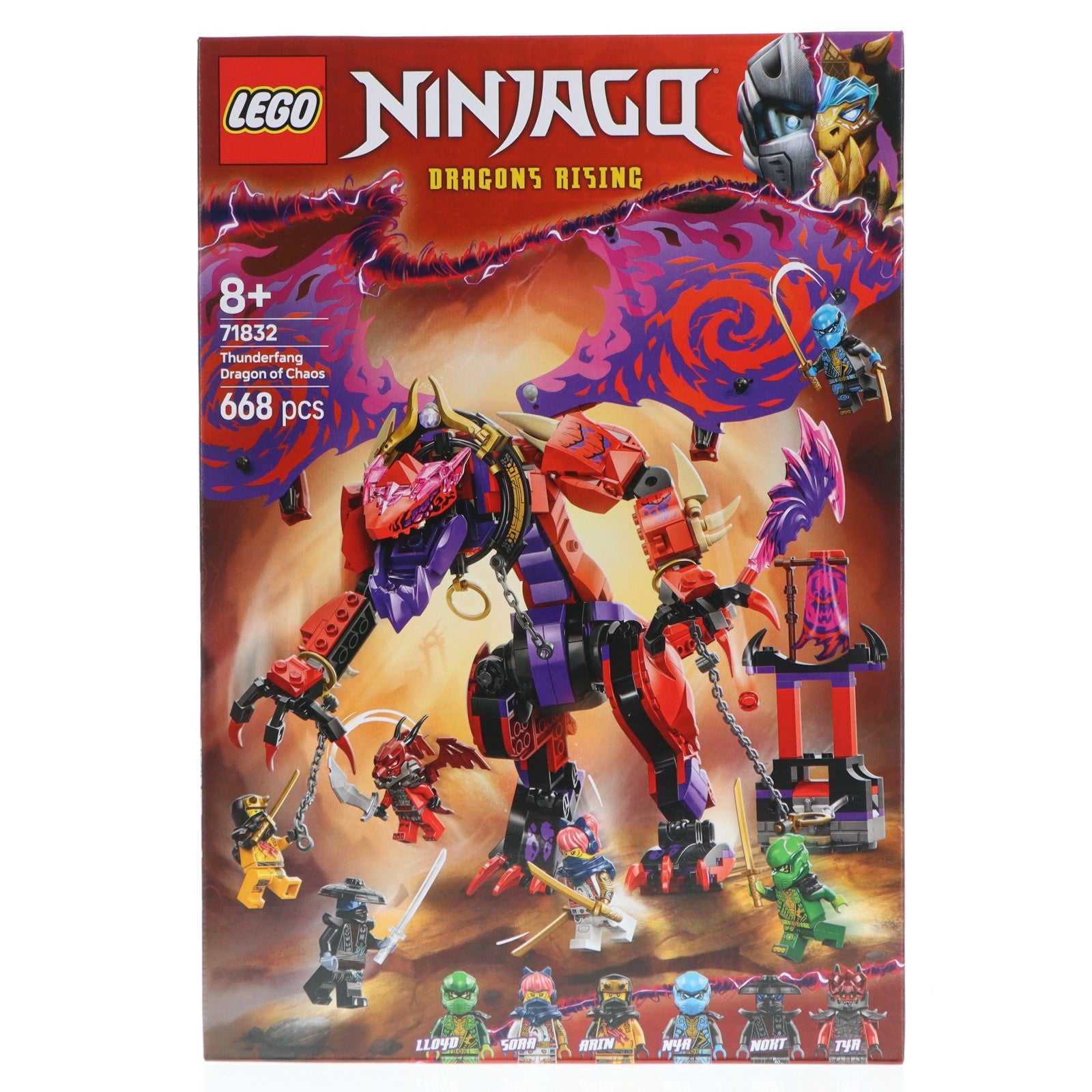 【中古即納】[TOY] LEGO NINJAGO(レゴ ニンジャゴー) カオスドラゴン:サンダーファング 組立トイ(71832) LEGO(レゴ)(20250301)