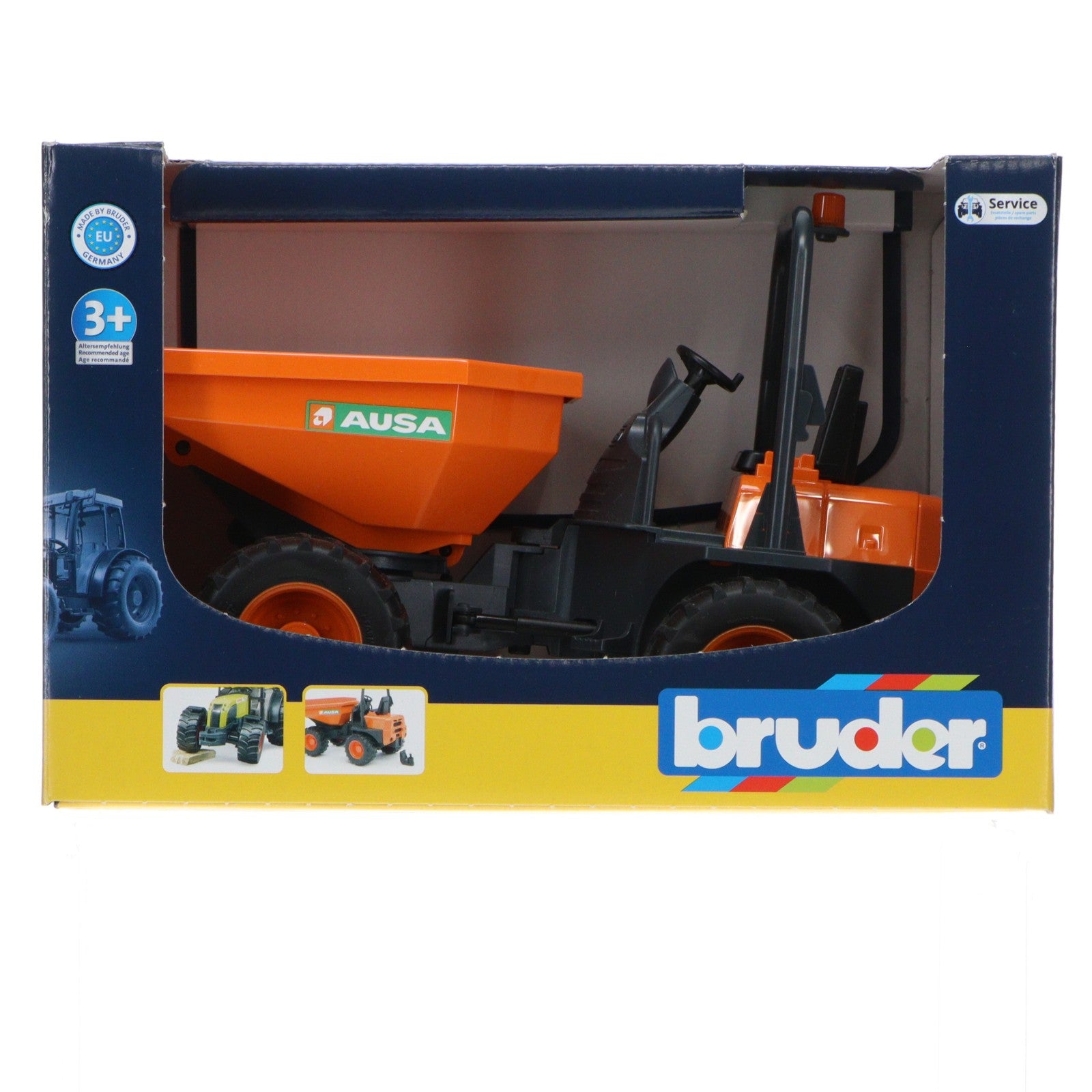 【中古即納】[TOY] プロシリーズコレクション 02449 1/16 AUSA ミニダンパー 完成トイ bruder(ブルーダー)(19991231)