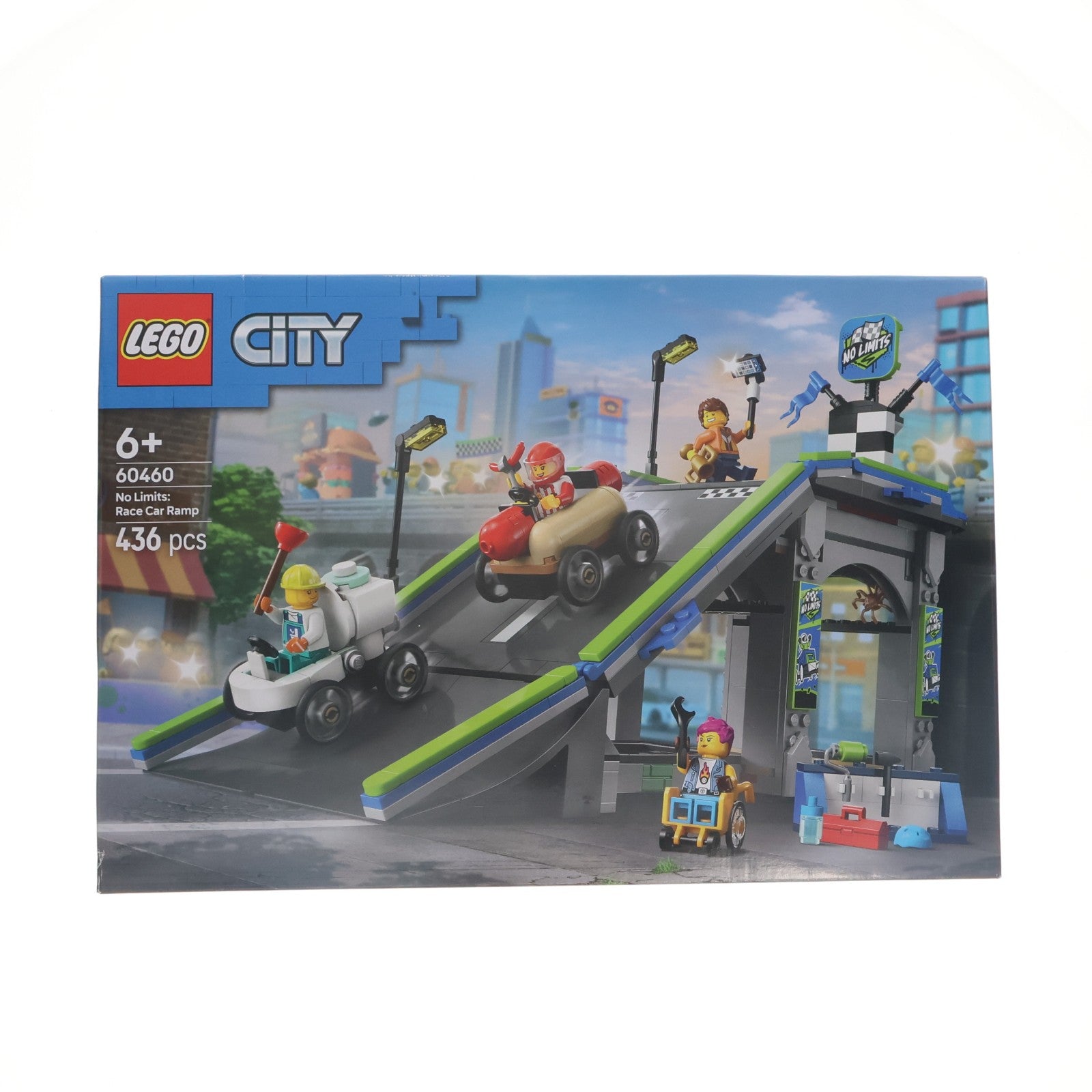 【中古即納】[TOY] LEGO CiTY(レゴ シティ) 60460 限界突破だ!レースカー ジャンプコース 組立トイ LEGO(レゴ)(20230630)