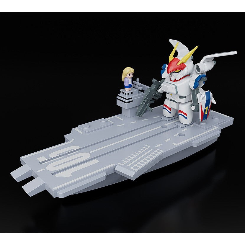 【予約安心出荷】[TOY] BRICKROID(ブリックロイド) ドラグナー1(Opening ver.)&空母セット 機甲戦記ドラグナー 完成トイ グッドスマイルカンパニー(2026年12月)