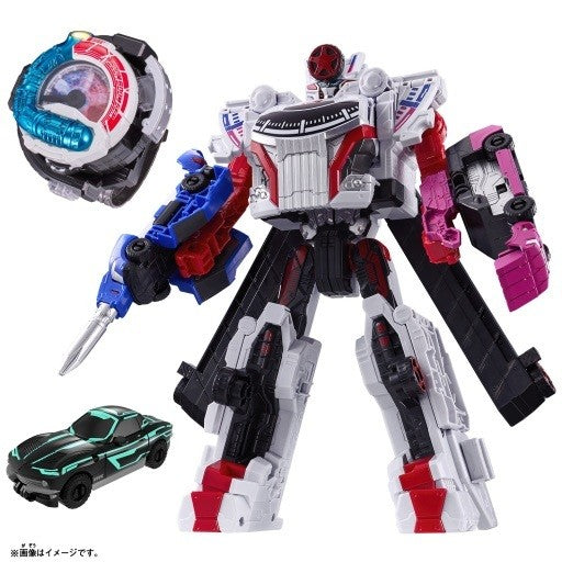 【中古即納】[TOY] アクセル全開!!ブンブンジャー爆上スタートセットwithブンブンスーパーカー 爆上戦隊ブンブンジャー 完成トイ バンダイ(20240302)
