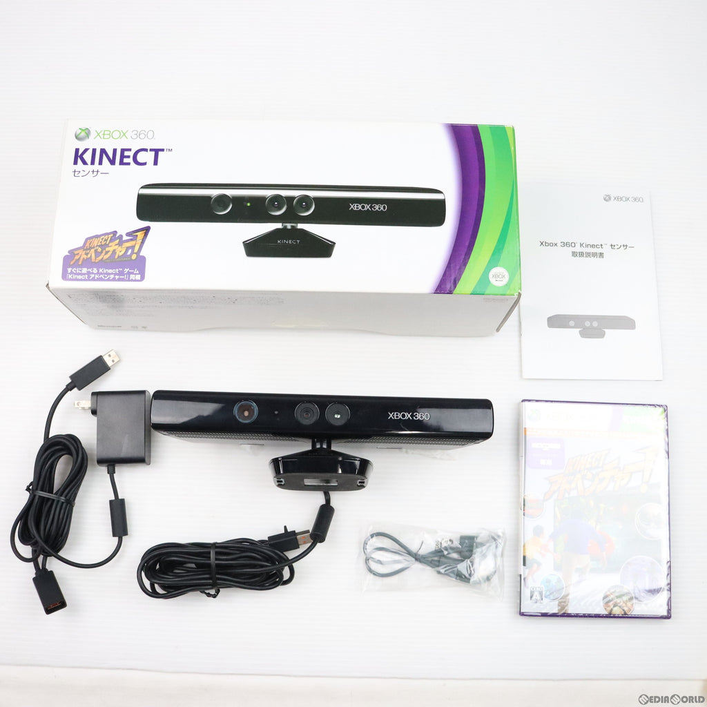 【中古即納】[ACC][Xbox360]Xbox 360 Kinect(キネクト) センサー(Kinectアドベンチャー!同梱)  マイクロソフト(LPF-00006)(20101120)