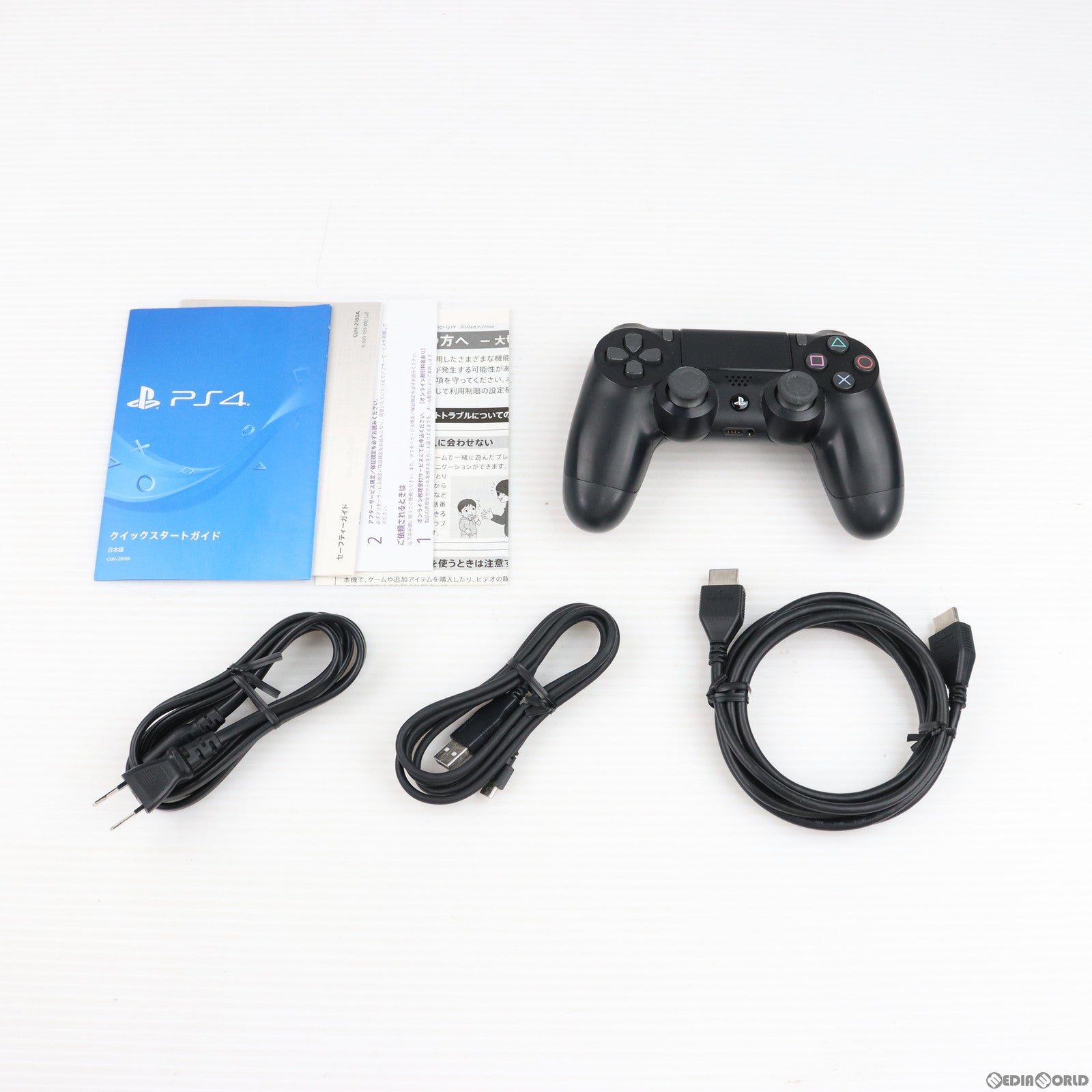 【中古即納】[本体][PS4]プレイステーション4 PlayStation4 ジェット・ブラック HDD500GB(CUH-2100AB01)(20170724)