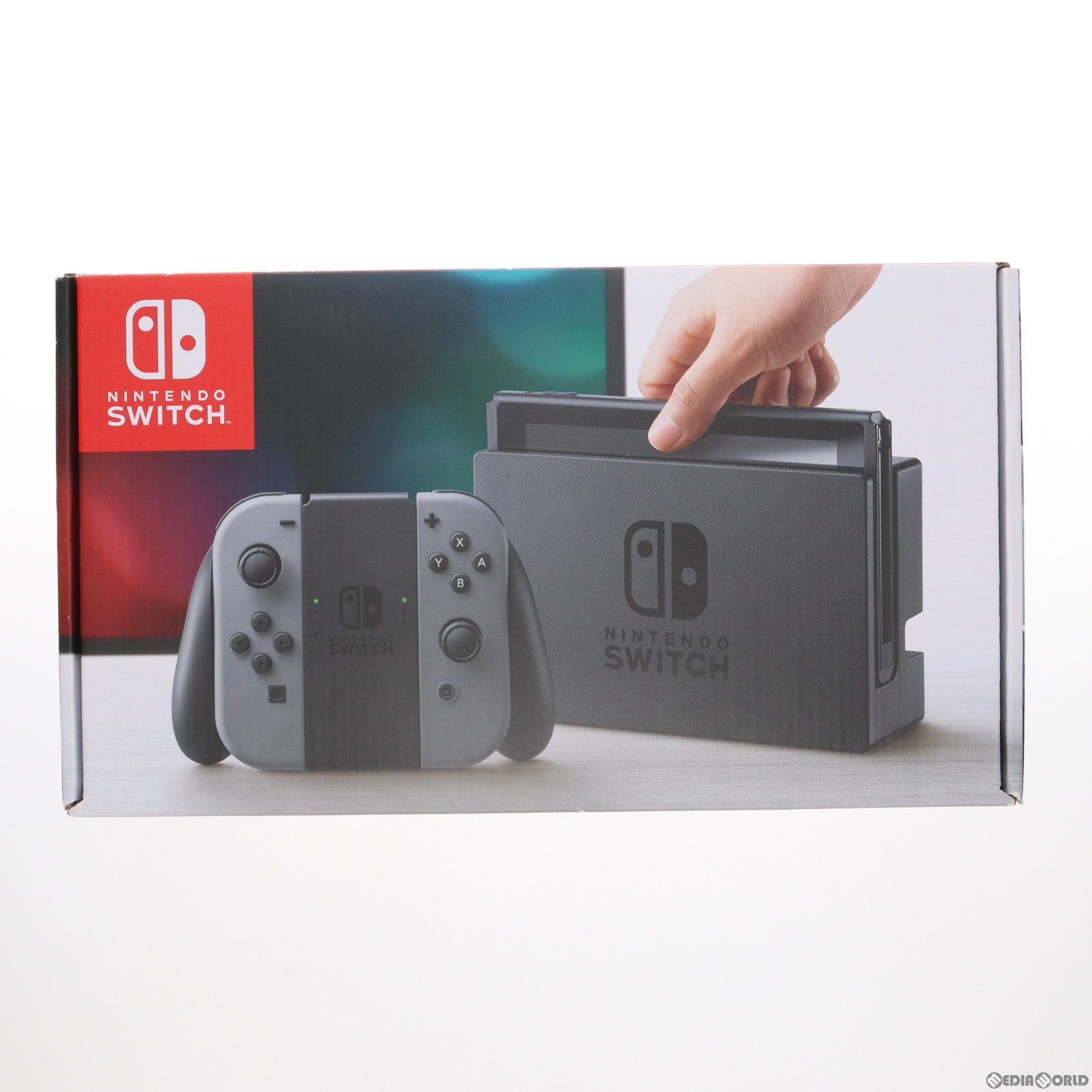 【中古即納】[本体][Switch]Nintendo Switch(ニンテンドースイッチ) Joy-Con(L)/(R) グレー(HAC-S-KAAAA)(20170303)