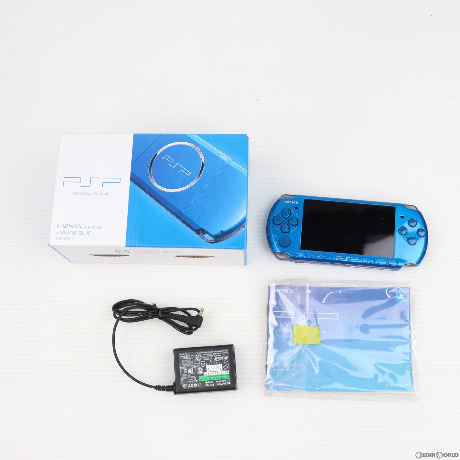 【中古即納】[本体][PSP]PSP プレイステーション・ポータブル バイブラント・ブルー(PSP-3000VB)(20090305)