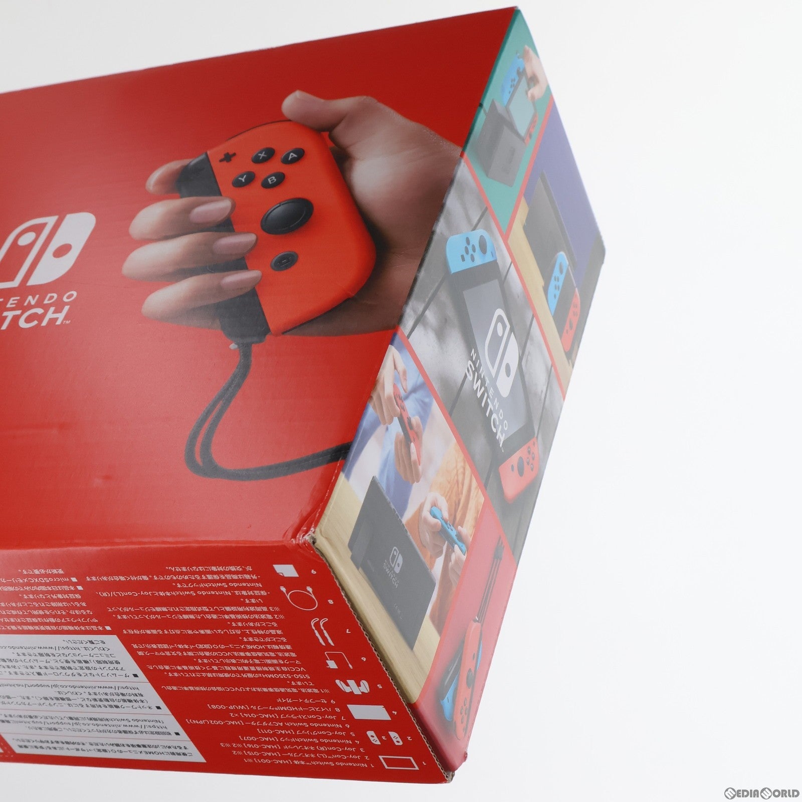 中古即納】[Switch](本体)Nintendo Switch(ニンテンドースイッチ) Joy-Con(L) ネオンブルー/(R) ネオンレッド( HAD-S-KABAH)