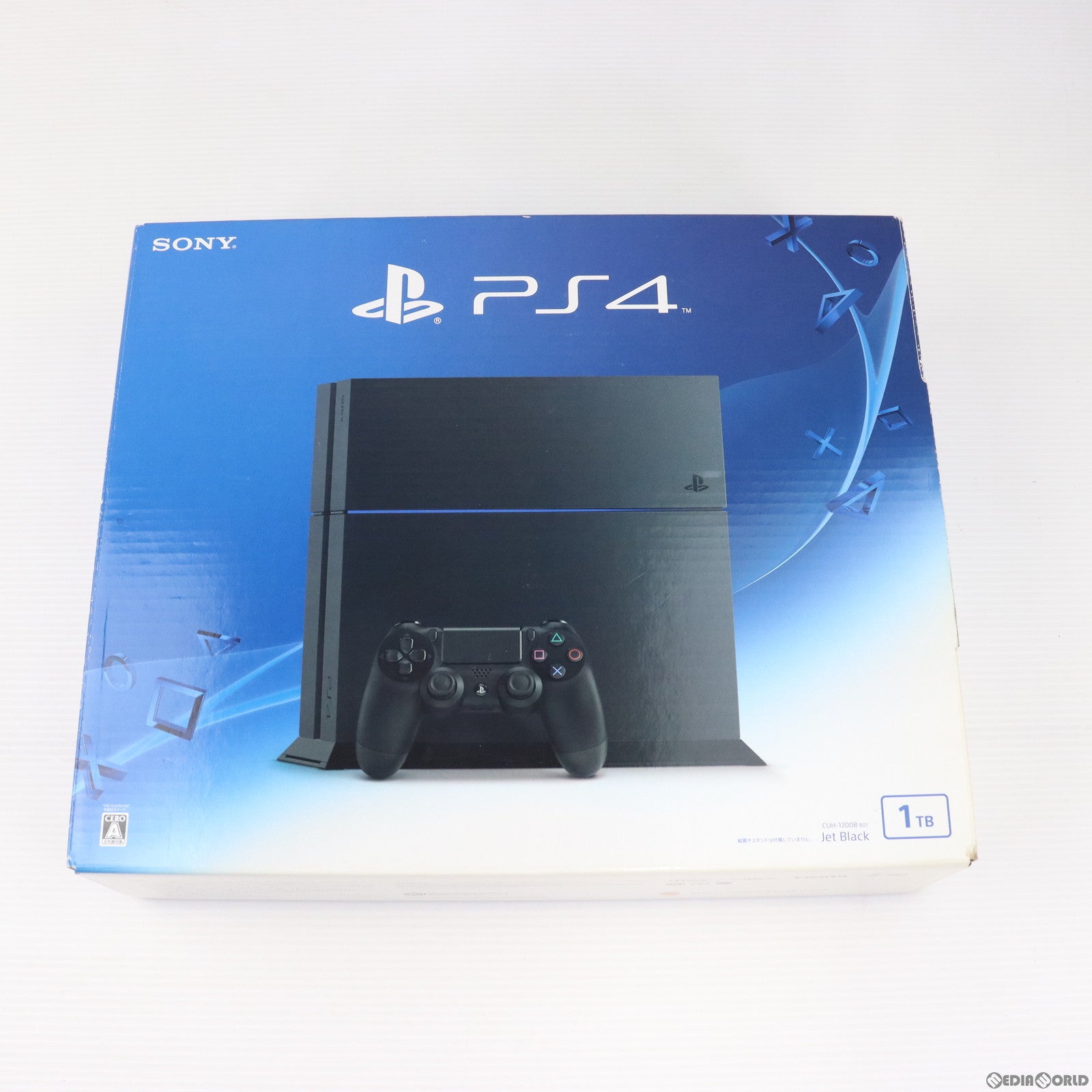 【中古即納】[本体][PS4]プレイステーション4 PlayStation4 ジェット・ブラック 1TB(CUH-1200BB01)(20151203)