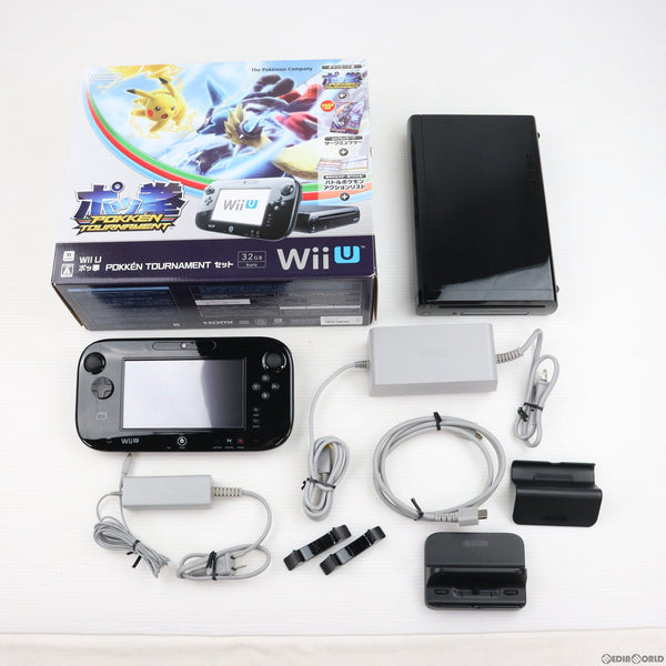 中古即納】[WiiU](本体)Wii U ポッ拳 POKKEN TOURNAMENT セット(Wii U ...