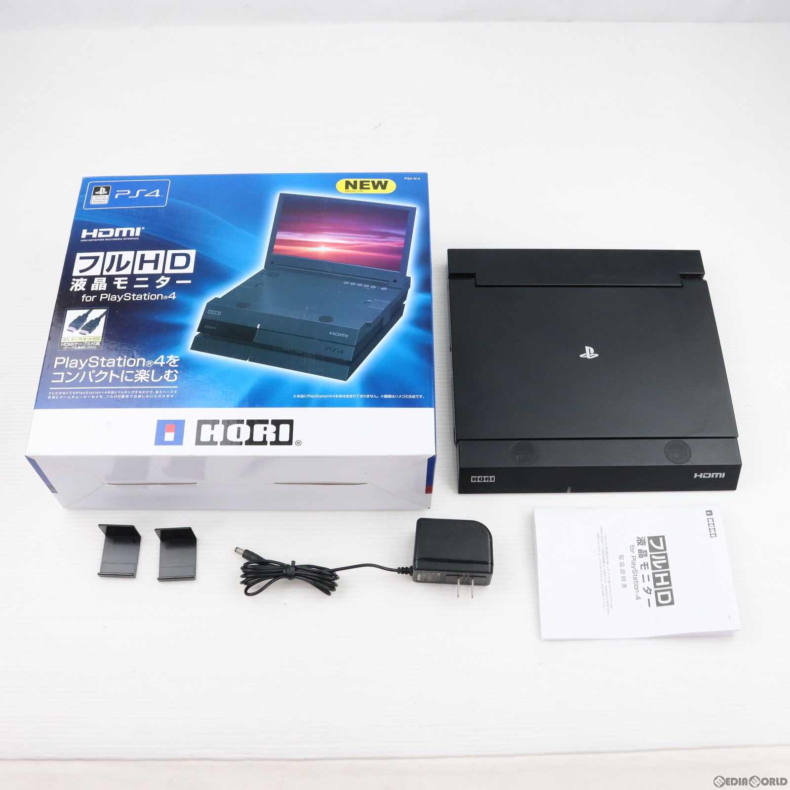 【中古即納】[ACC][PS4]フルHD 液晶モニター for PlayStation 4　ホリ(PS4-014)(20140904)