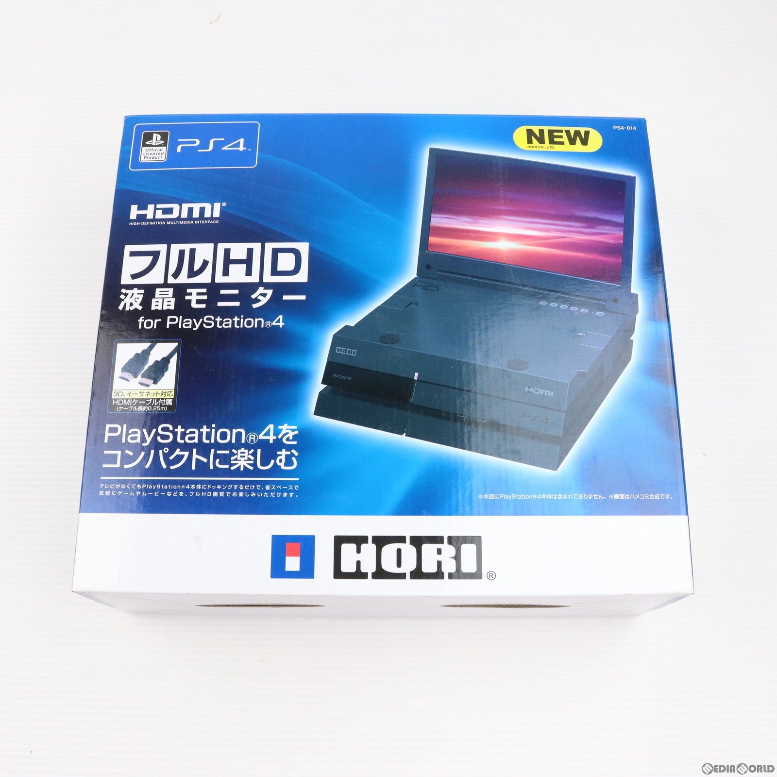 【中古即納】[ACC][PS4]フルHD 液晶モニター for PlayStation 4　ホリ(PS4-014)(20140904)