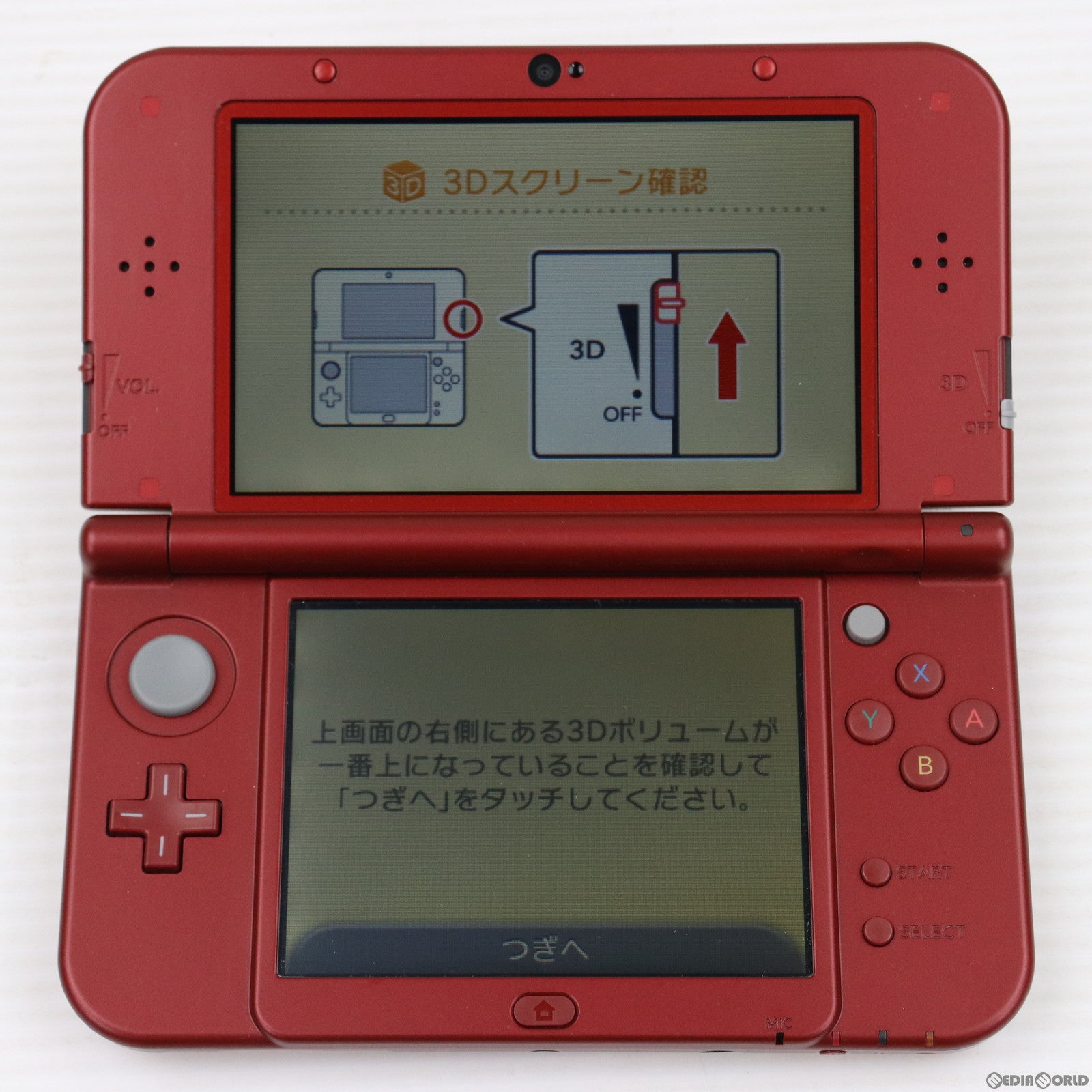 【中古即納】[本体][3DS]Newニンテンドー3DS LL メタリックレッド(RED-S-RAAA)(20150827)