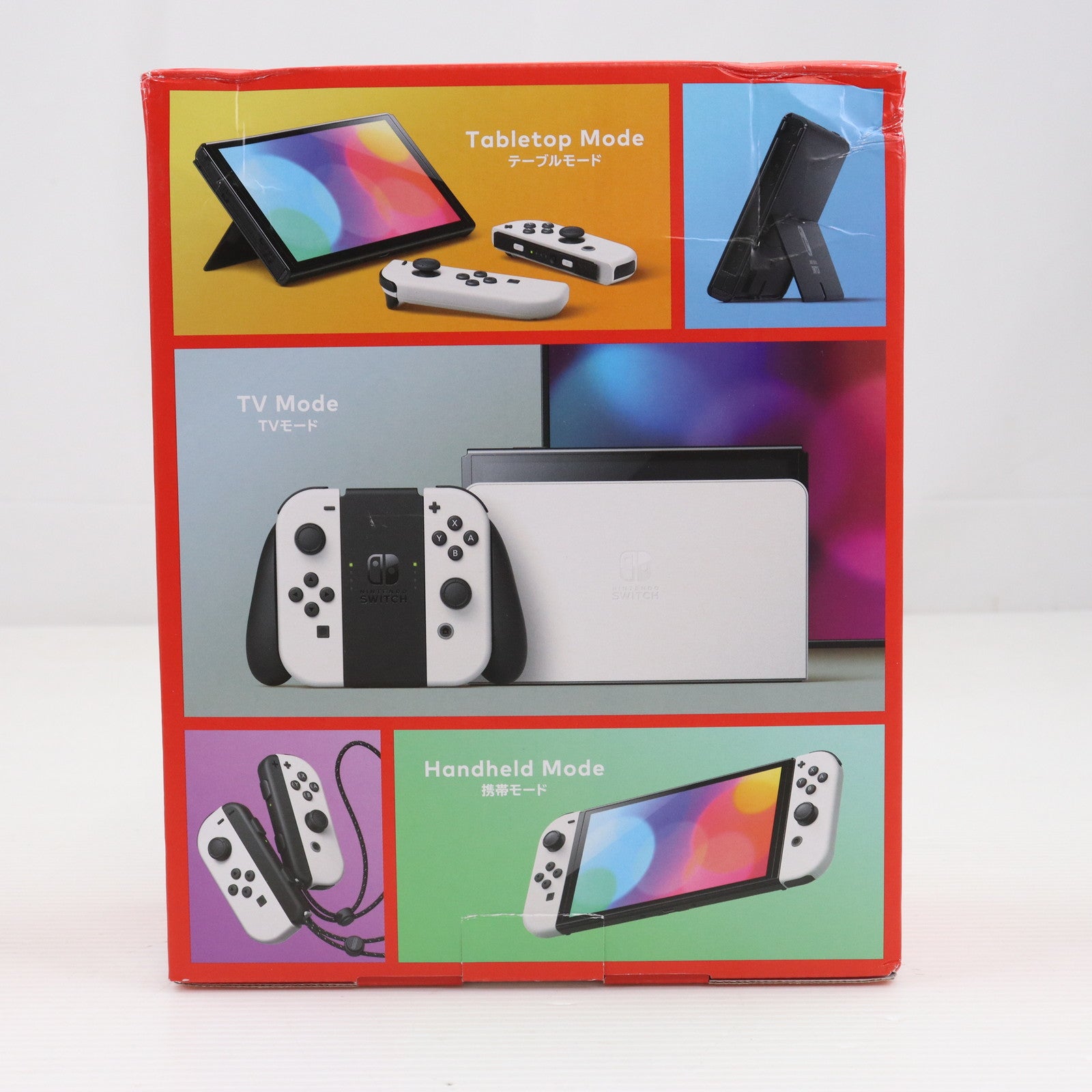 【中古即納】[本体][Switch](未使用)Nintendo Switch(有機ELモデル) ニンテンドースイッチ Joy-Con(L)/(R) ホワイト(HEG-S-KAAAA)(20211008)