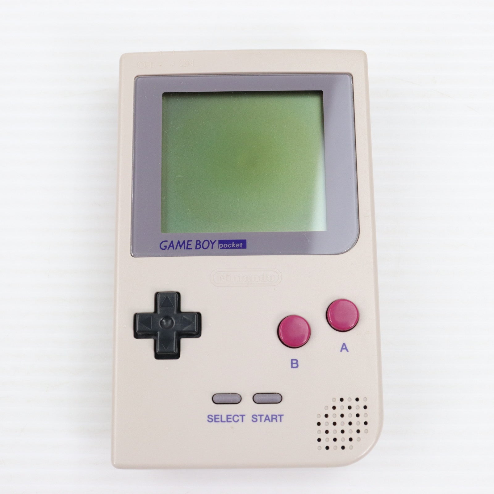 【中古即納】[本体][GB]ゲームボーイポケット GAMEBOY pocket グレー(MGB-001)(19960721)