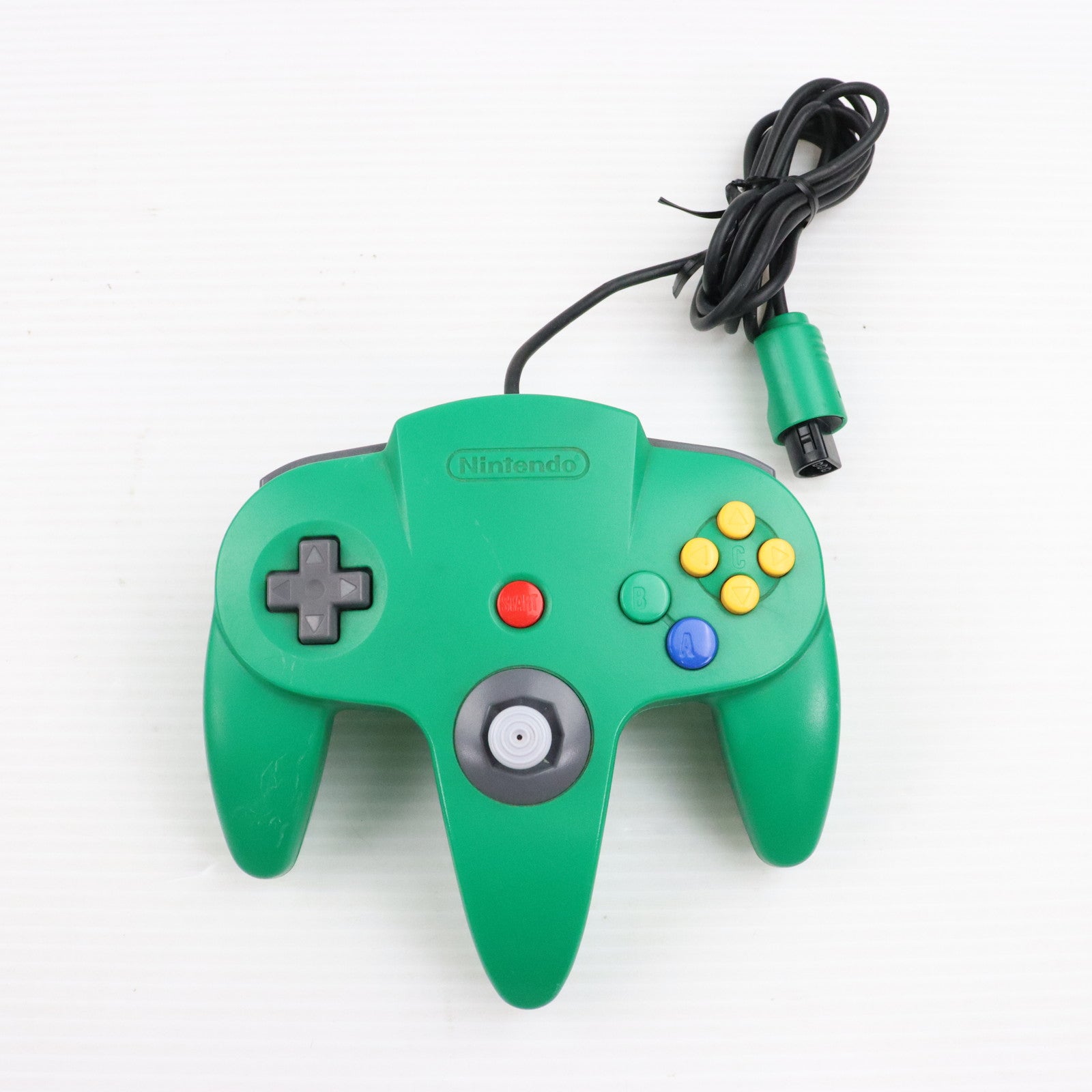 【中古即納】[ACC][N64]NINTENDO64(ニンテンドウ64) コントローラ ブロス(グリーン) 任天堂(NUS-005)(19960623)