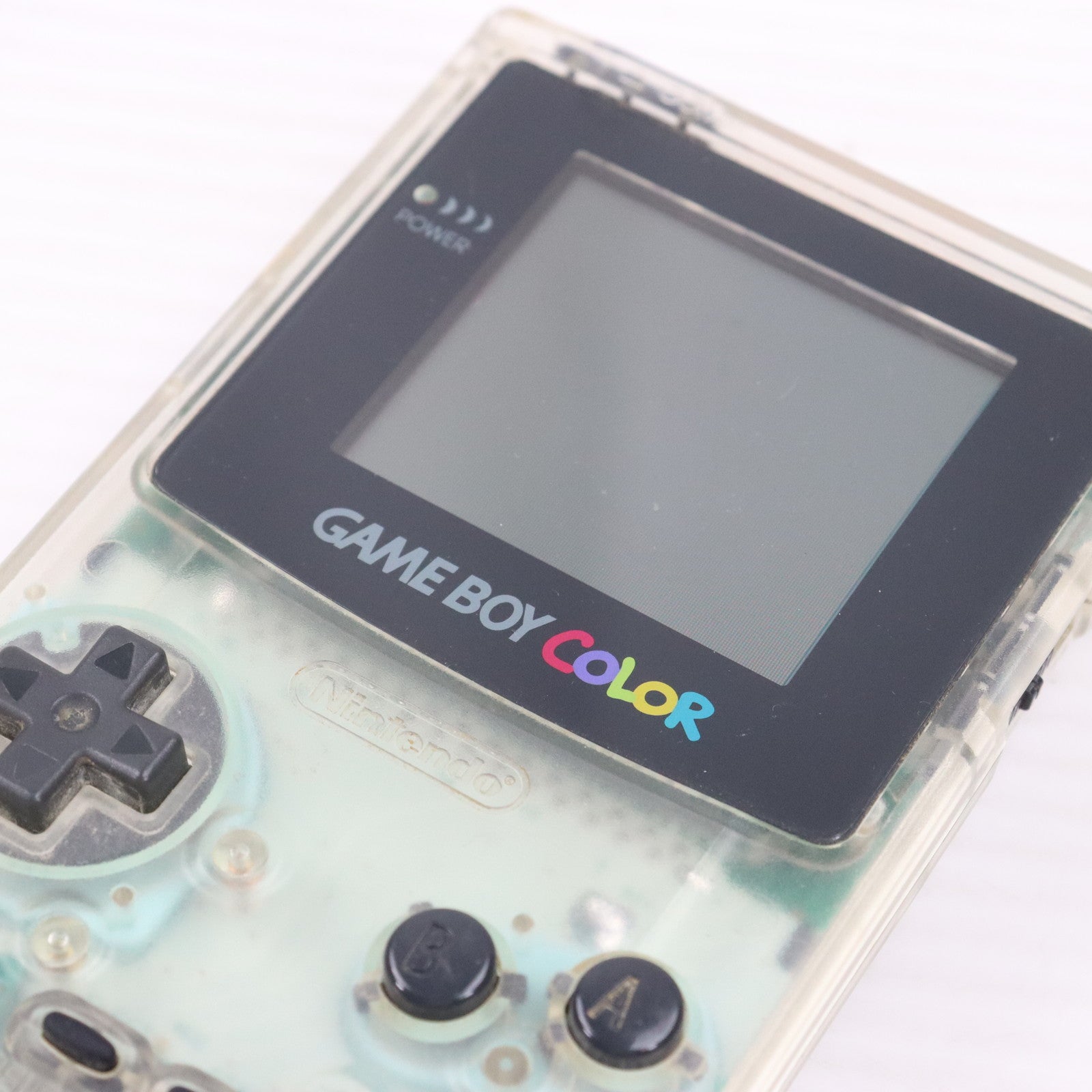 中古即納】[GBC](本体)ゲームボーイカラー GAMEBOY COLOR クリア(CGB-001)