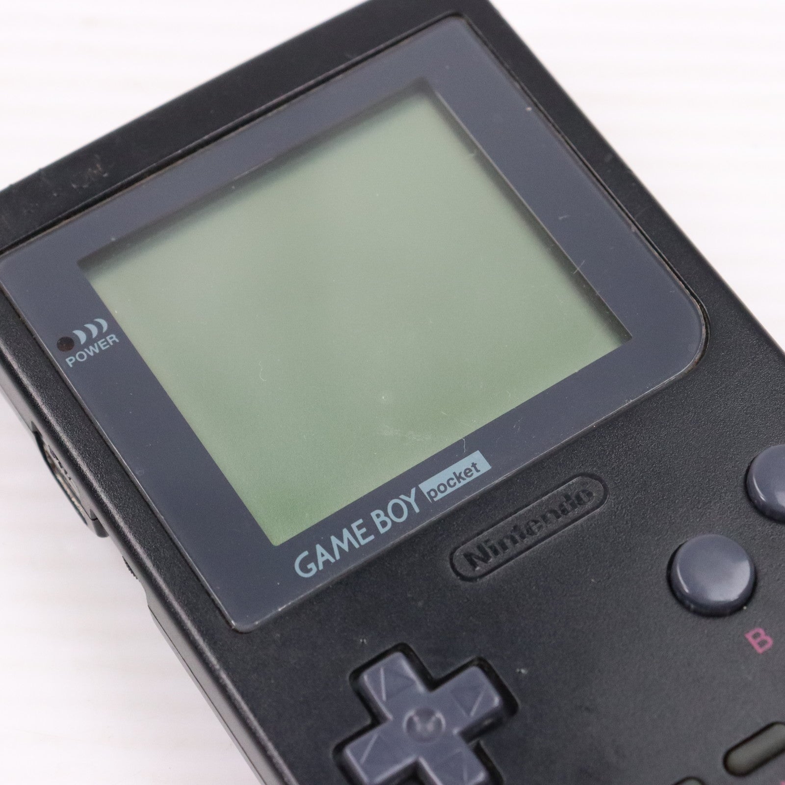 【中古即納】[本体][GB]ゲームボーイポケット GAMEBOY pocket 黒(ブラック)(MGB-001)(19960721)