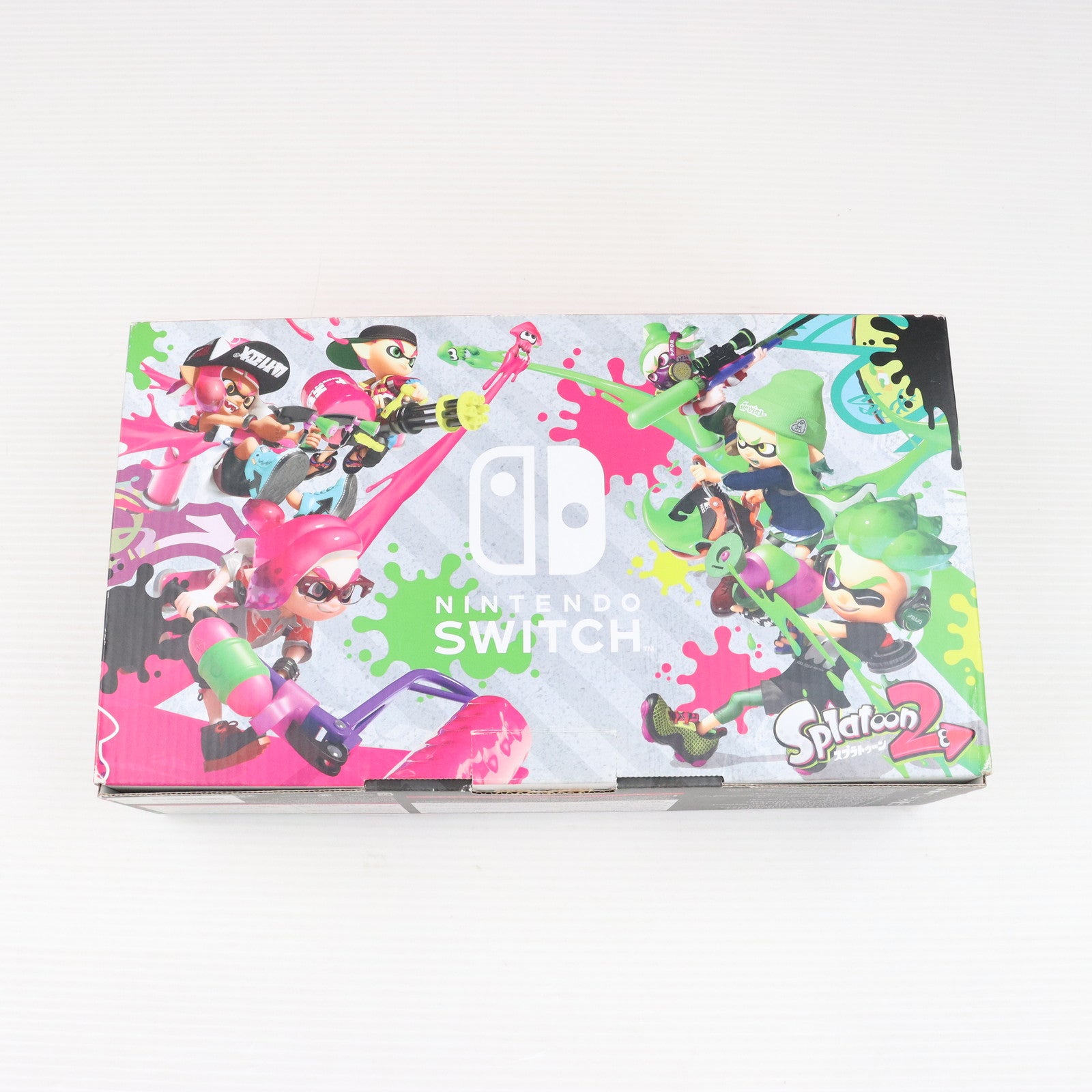 【中古即納】[本体][Switch]Nintendo Switch(ニンテンドースイッチ) スプラトゥーン2セット(HAC-S-KACEA)(20170721)