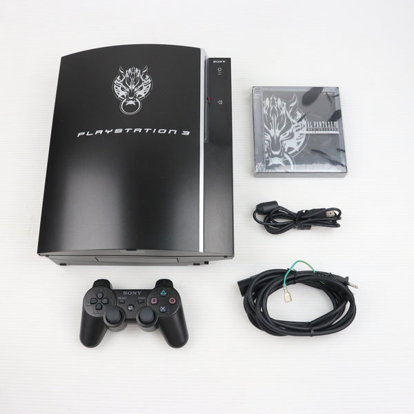 【中古即納】[PS3](本体)FINAL FANTASY VII ADVENT CHILDREN COMPLETE PlayStation3  Cloud Black HDD 160GB特別仕様+「FINAL FANTASY XIII」 Trial Version Set(ACCP-34031)