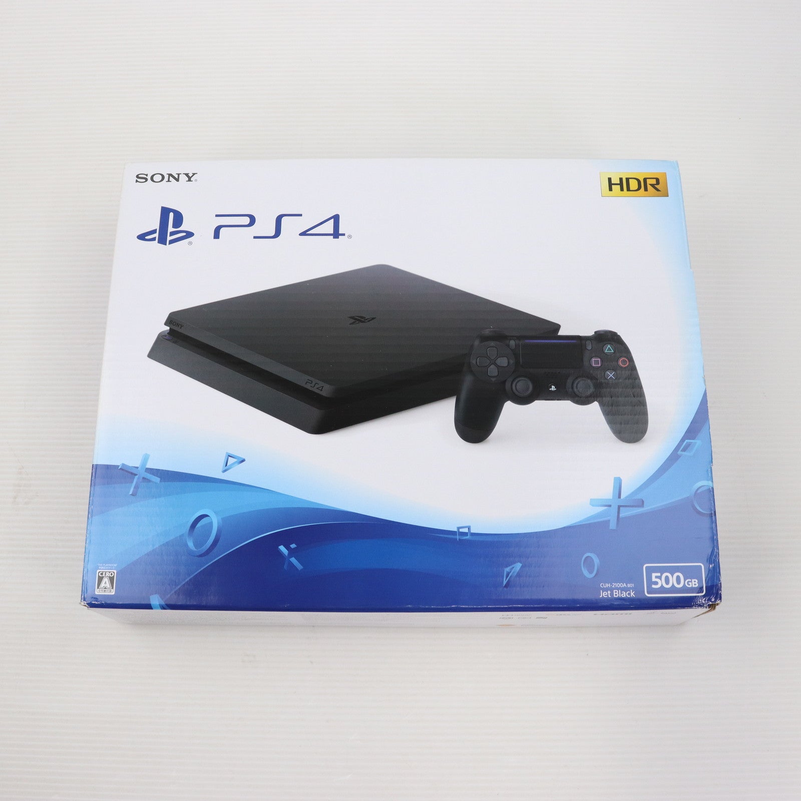 中古即納】[PS4](本体)プレイステーション4 PlayStation4 ジェット・ブラック HDD500GB(CUH-2100AB01)