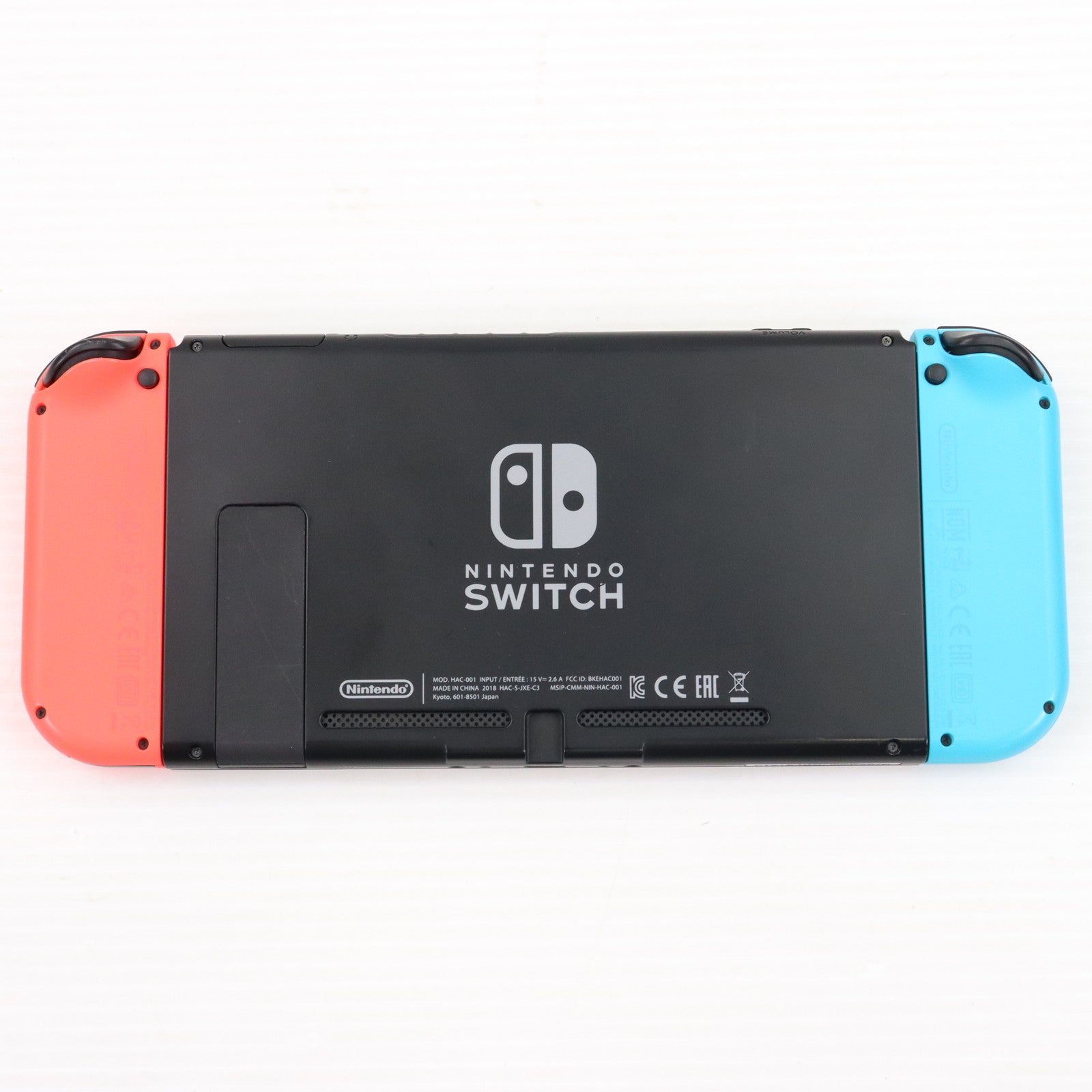 中古即納】[Switch](本体)Nintendo Switch(ニンテンドースイッチ) Joy-Con(L) ネオンブルー/(R) ネオン レッド(HAC-S-KABAA)