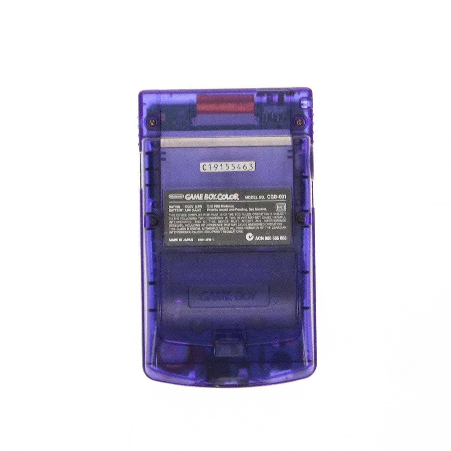 【中古即納】[本体][GBC]ゲームボーイカラー GAMEBOY COLOR ミッドナイトブルー(CGB-001)(19981021)