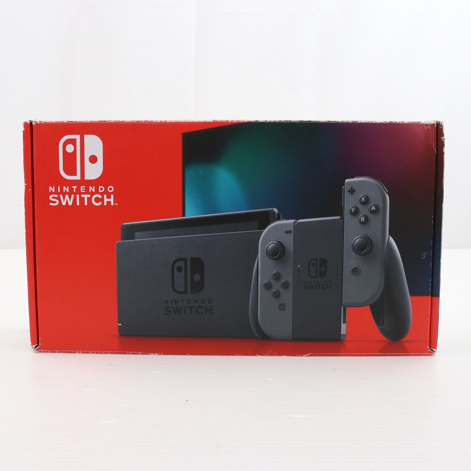 【中古即納】[Switch](本体)Nintendo Switch(ニンテンドースイッチ) Joy-Con(L)/(R)  グレー(HAD-S-KAAAA)(20190830)