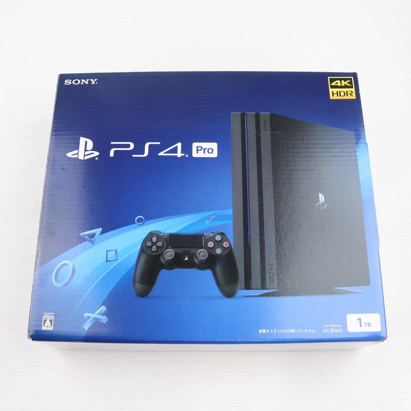 【中古即納】[本体][PS4]プレイステーション4 プロ PlayStation4 Pro ジェット・ブラック 1TB(CUH-7200BB01)(20180927)