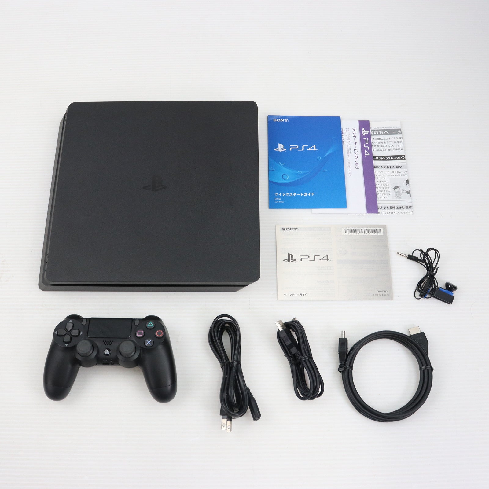 【中古即納】[本体][PS4]プレイステーション4 PlayStation4 ジェット・ブラック  HDD500GB(CUH-2200AB01)(20180702)