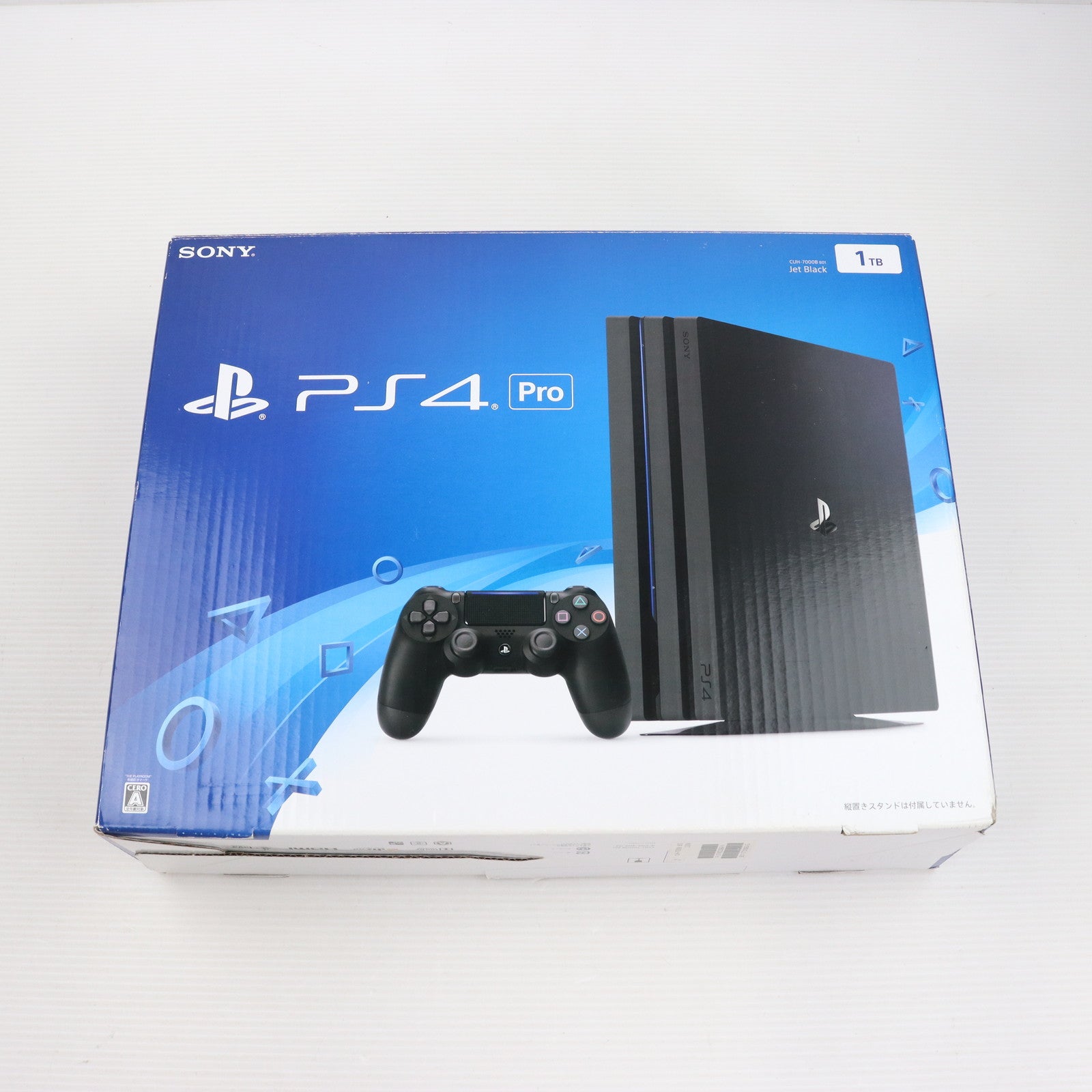 【中古即納】[本体][PS4]プレイステーション4 プロ PlayStation4 Pro ジェット・ブラック 1TB(CUH-7000BB01)(20161110)