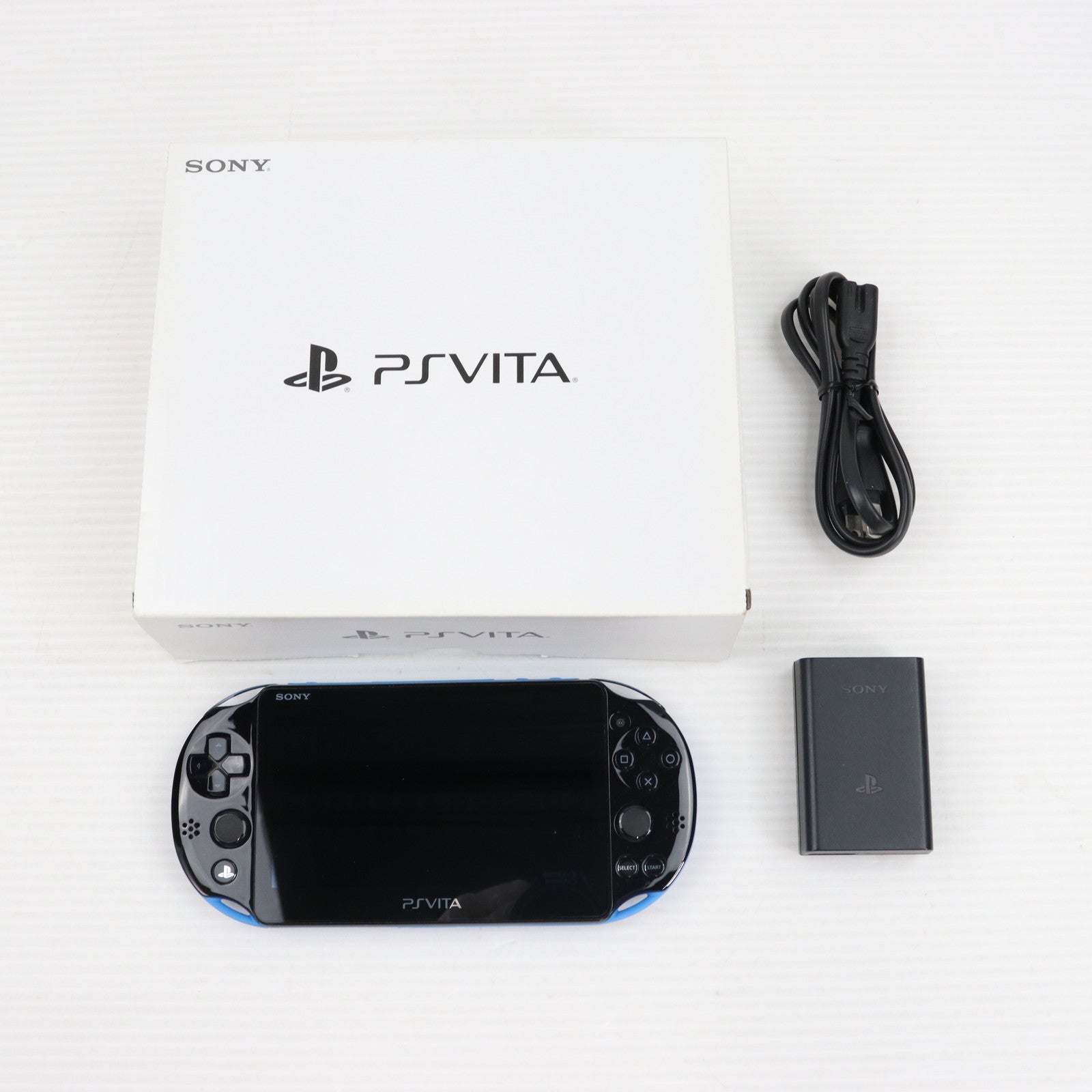 【中古即納】[PSVita](本体)PlayStation Vita(プレイステーションVita) Value Pack Wi-Fiモデル ブルー/ブラック(PCHJ-10022)(20141127)