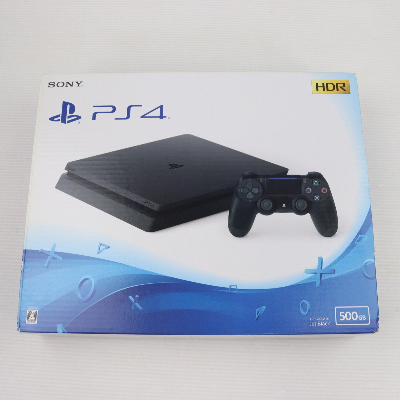 中古即納】[PS4](本体)プレイステーション4 PlayStation4 ジェット・ブラック HDD500GB(CUH-2200AB01)