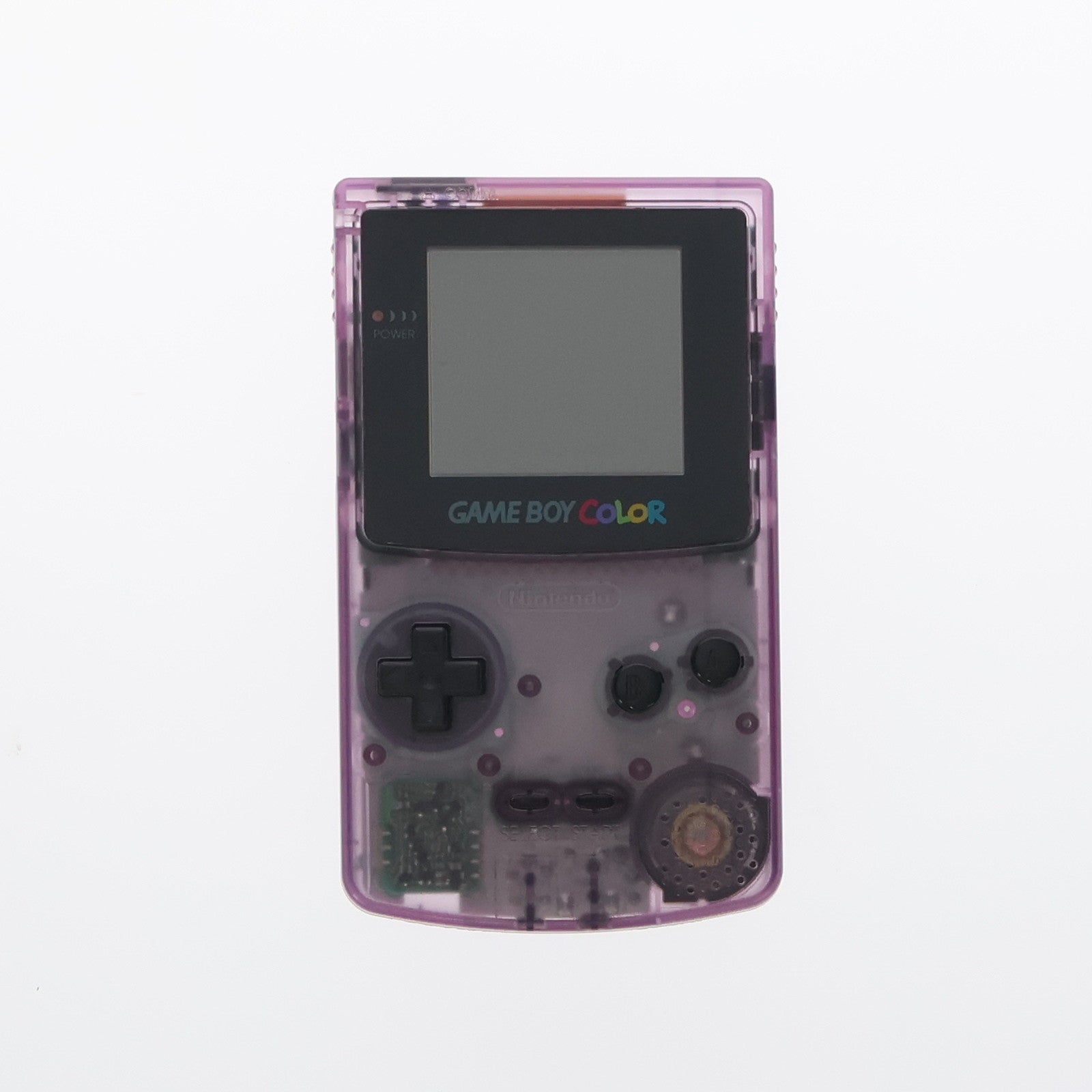 【中古即納】[GB](本体)ゲームボーイカラー GAMEBOY COLOR クリアパープル(CGB-001) 任天堂 (19981021)